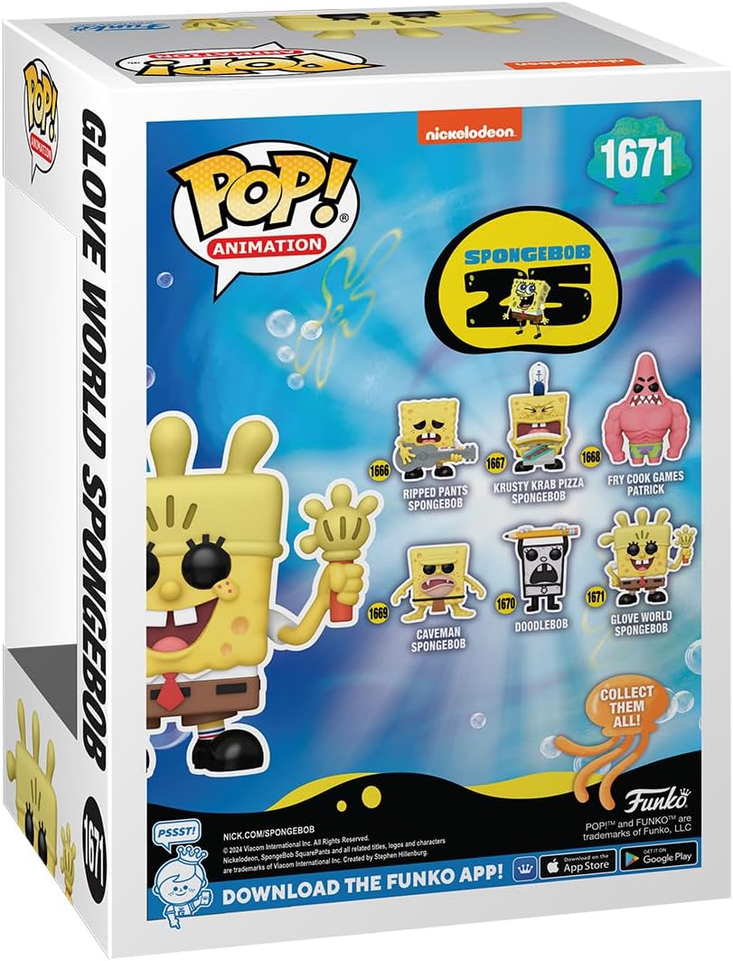 Funko Pop! TV: SpongeBob SquarePants - Glove World Exclusive Vinyl Figure (75734) 3