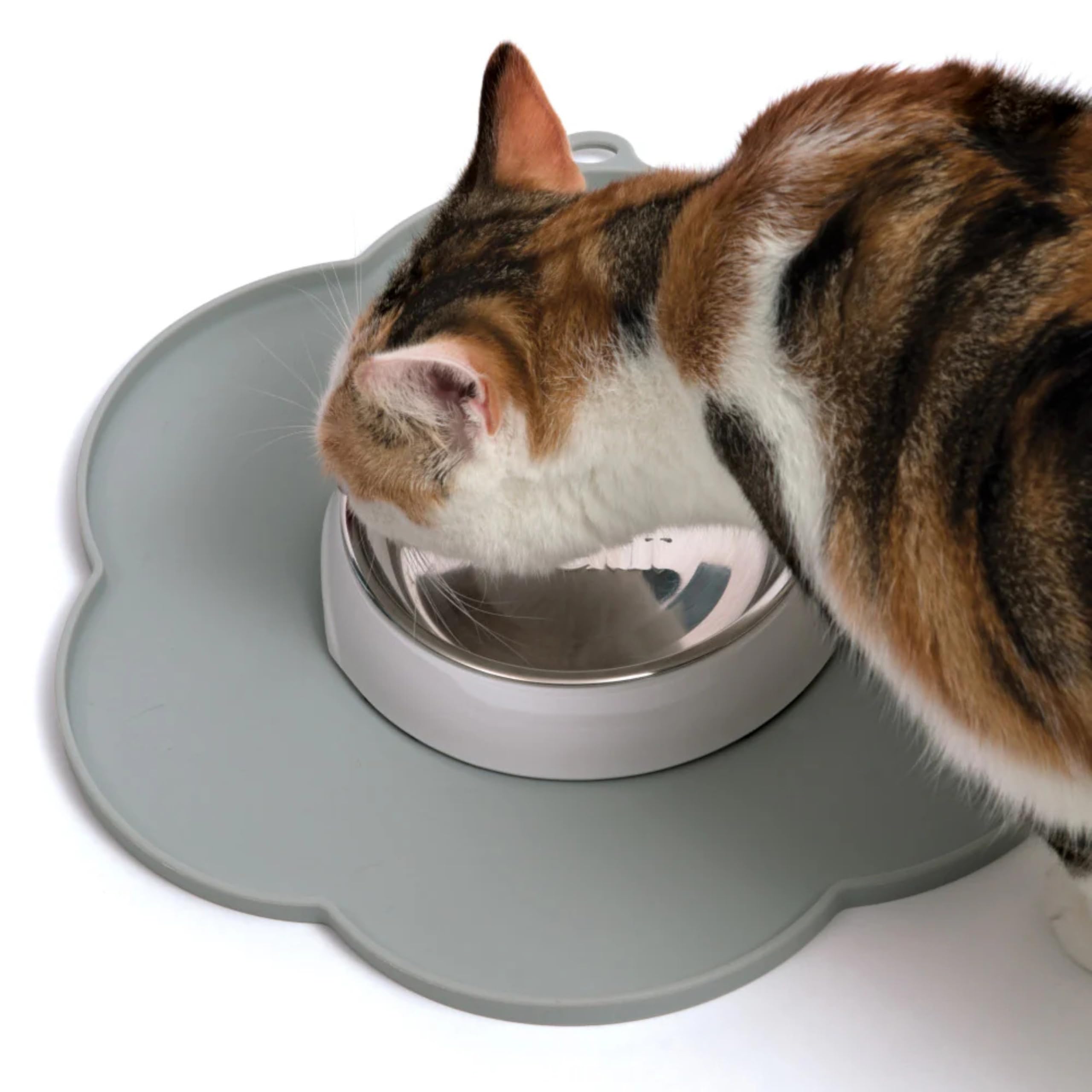 Catit Silicone Feeding Mat - Anti-Slip, Easy Clean | Grey 3