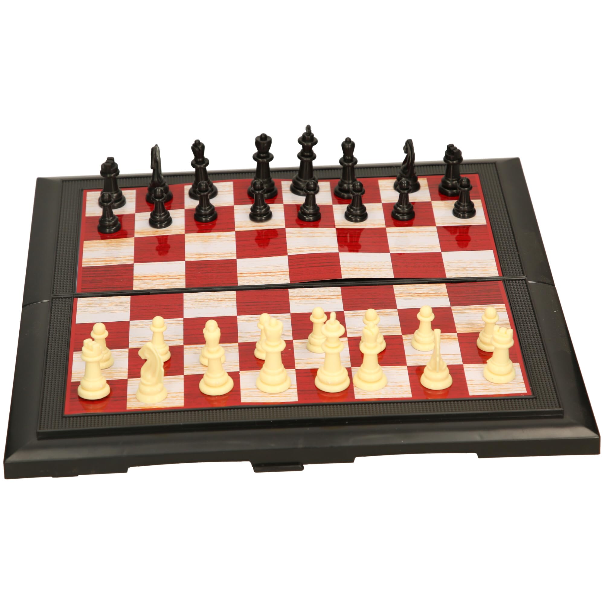 Atoz 7-in-1 Magnetic Travel Board Games Set - Chess, Draughts, Ludo, Snakes & Ladders, Backgammon, Nine Men's Morris, 4-in-a-Row | 2-4 Players | Ages 6+ 3
