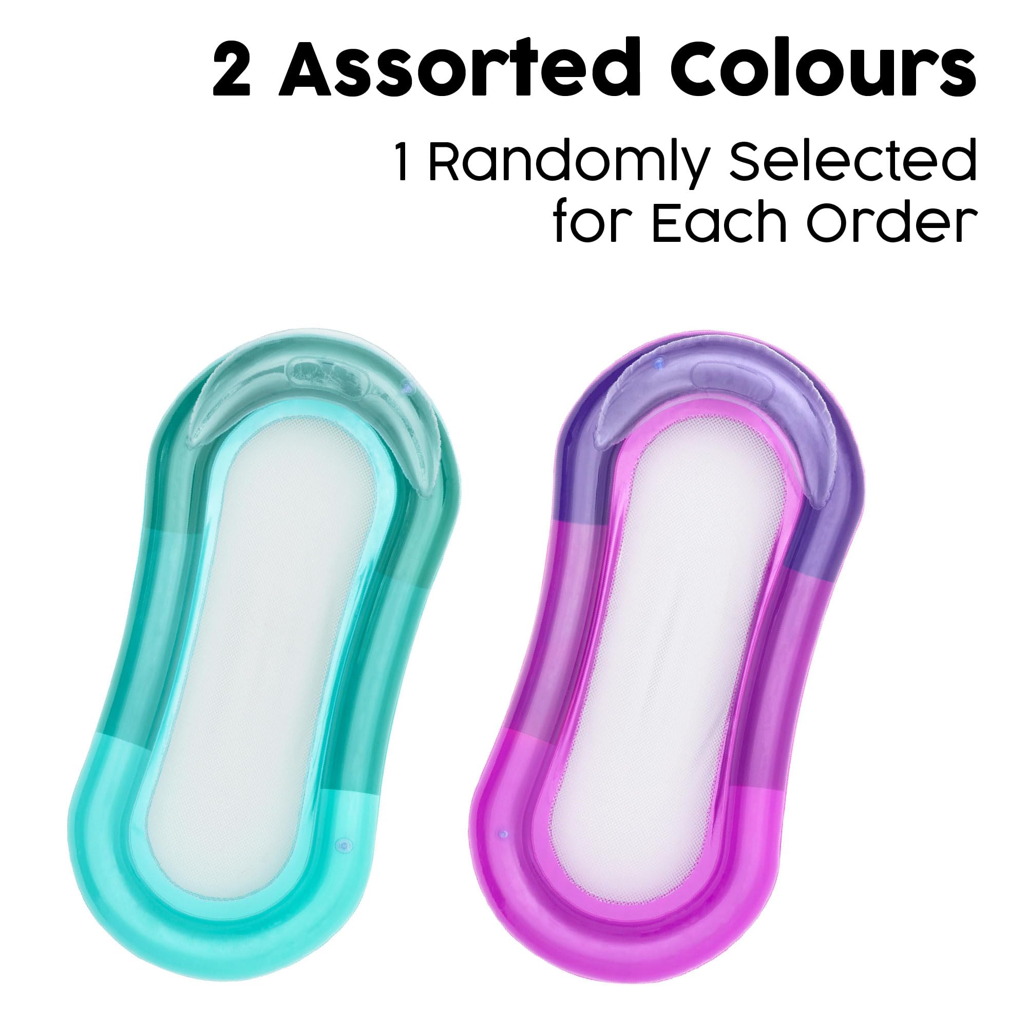 Bestway HydroLuxe Lounge Pool Float | 63" x 33" | Red/Green PVC Inflatable 4