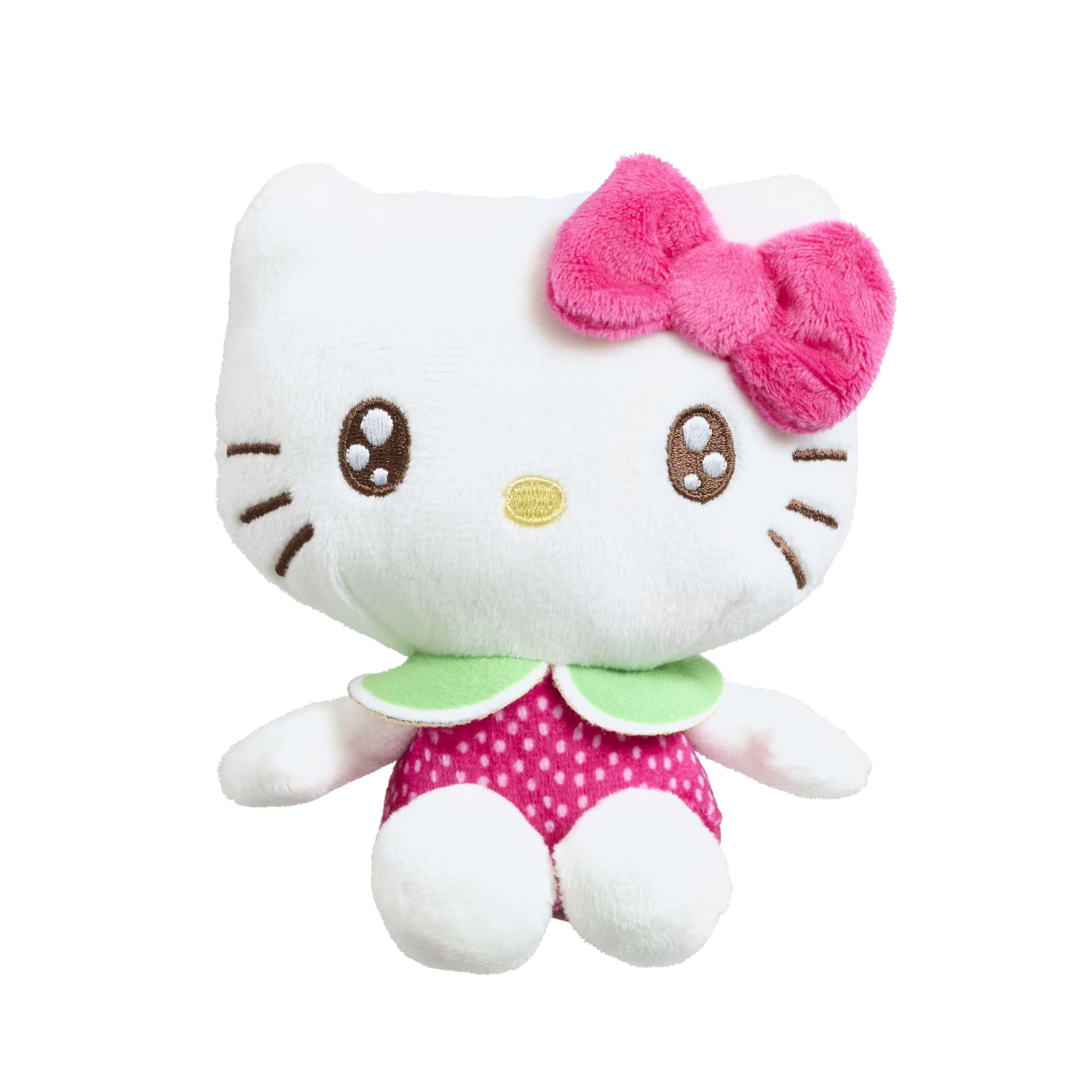 Giochi Preziosi Hello Kitty Macedonia Scented Plush - 12cm Pink Dress | Fruity Scented | Ages 4+ 1