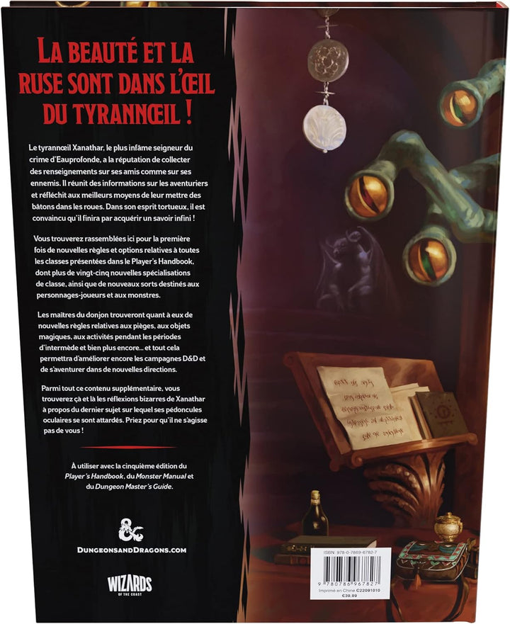 WIZARD OF THE COAST Dungeons & Dragons Le Guide Complet de Xanathar - 5th Edition Expansion for Ages 12+ [FRENCH]