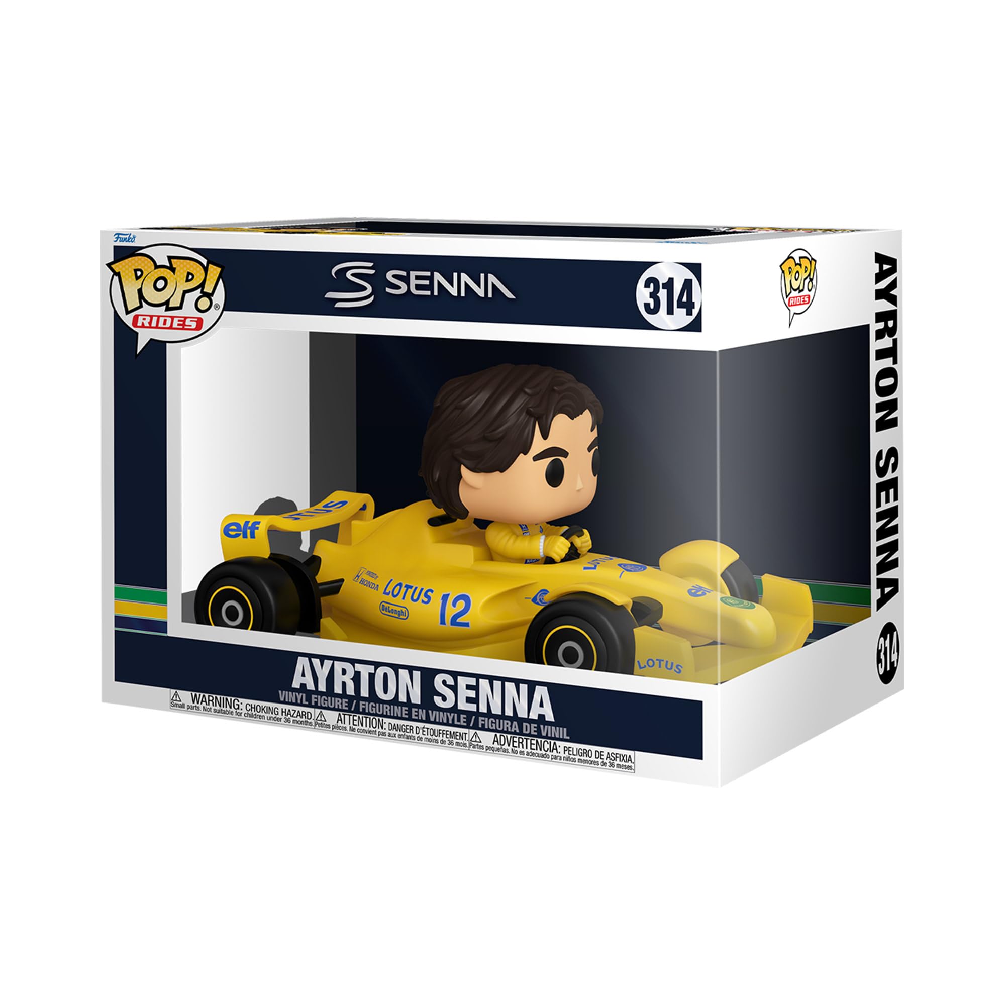 Funko Pop! Rides Super Deluxe: Ayrton Senna - Lotus Vinyl Figure (86181) 1