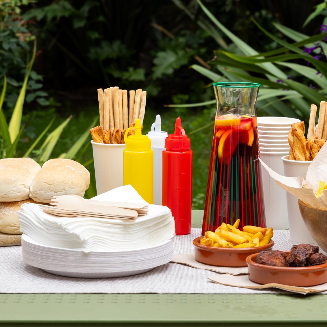 Talking Tables Table Kind 100 Pack Soft White Napkins 2-Ply 33cm 11