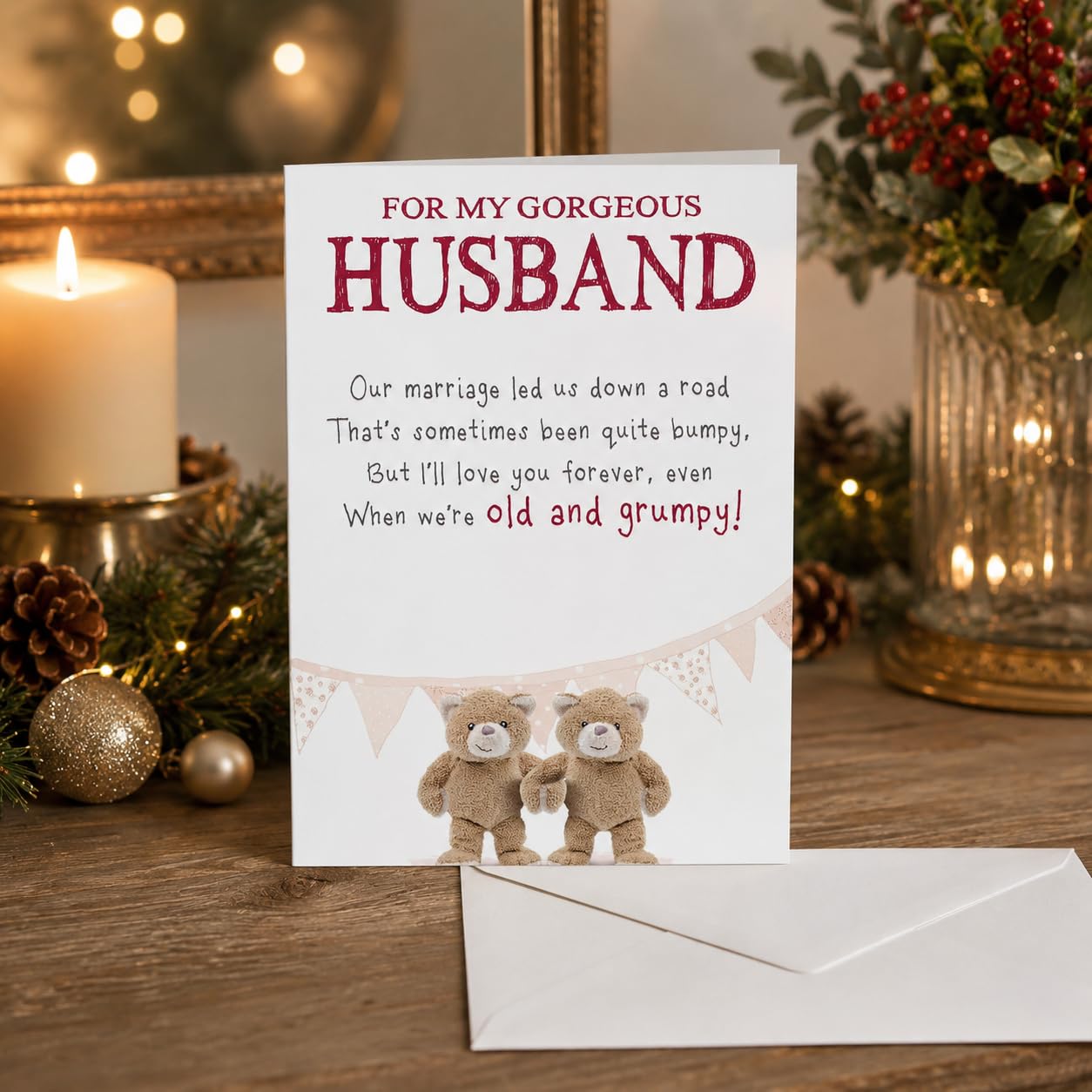 Emotional Rescue Grumpy Birthday Card - Husband | FSC Paper | Made in UK 2