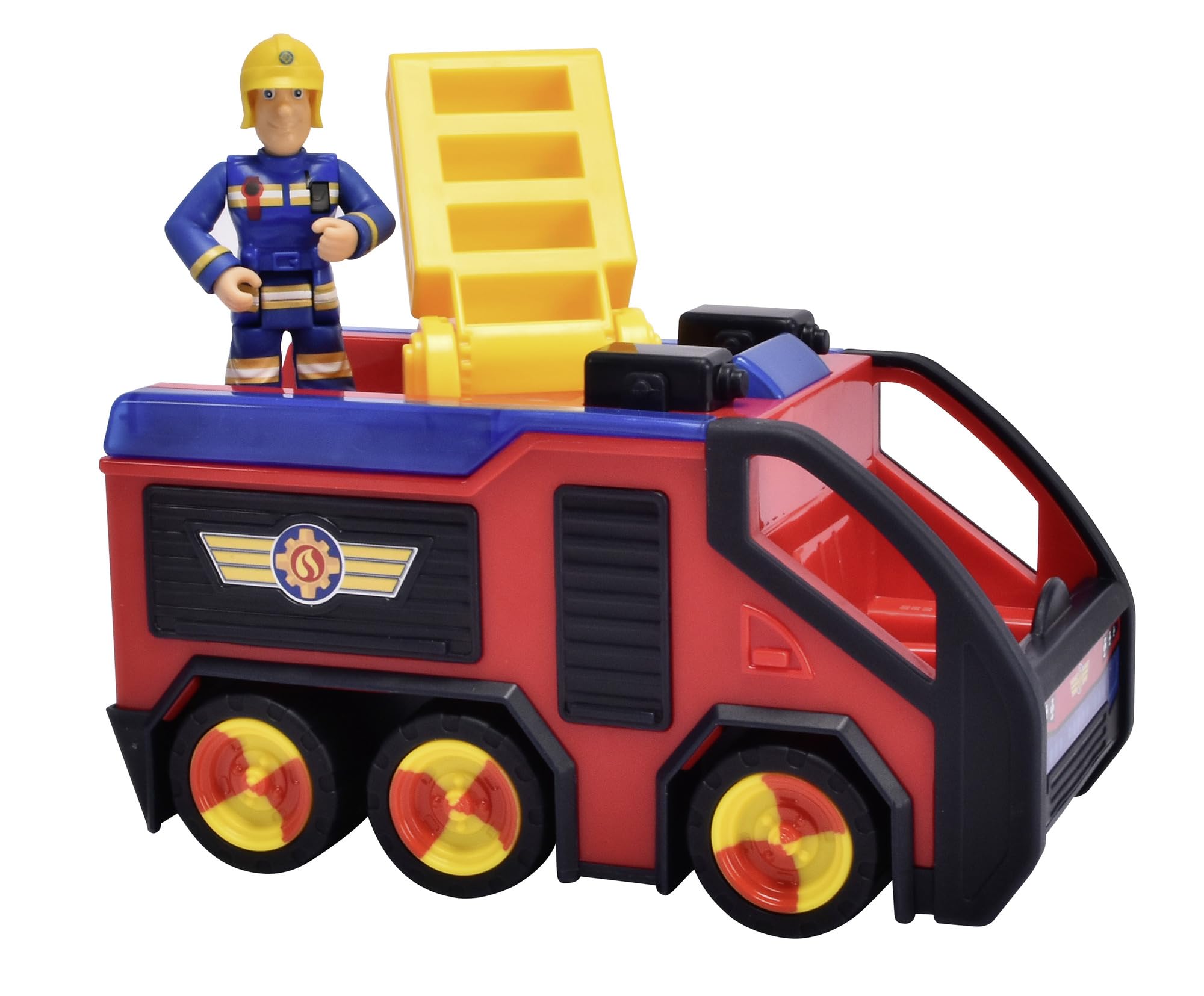 Fireman Sam Junior Jupiter Vehicle with Sam Figure - Action-Packed Rescue Playset for Kids 1