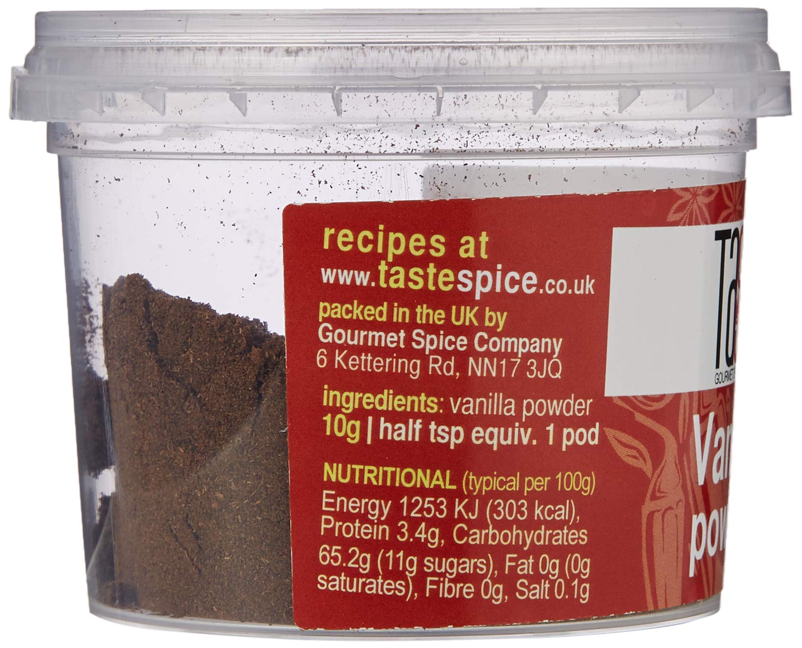 Gourmet Spice Company Vanilla Powder - Concentrated Flavour | 10g Pot | Vegetarian 2