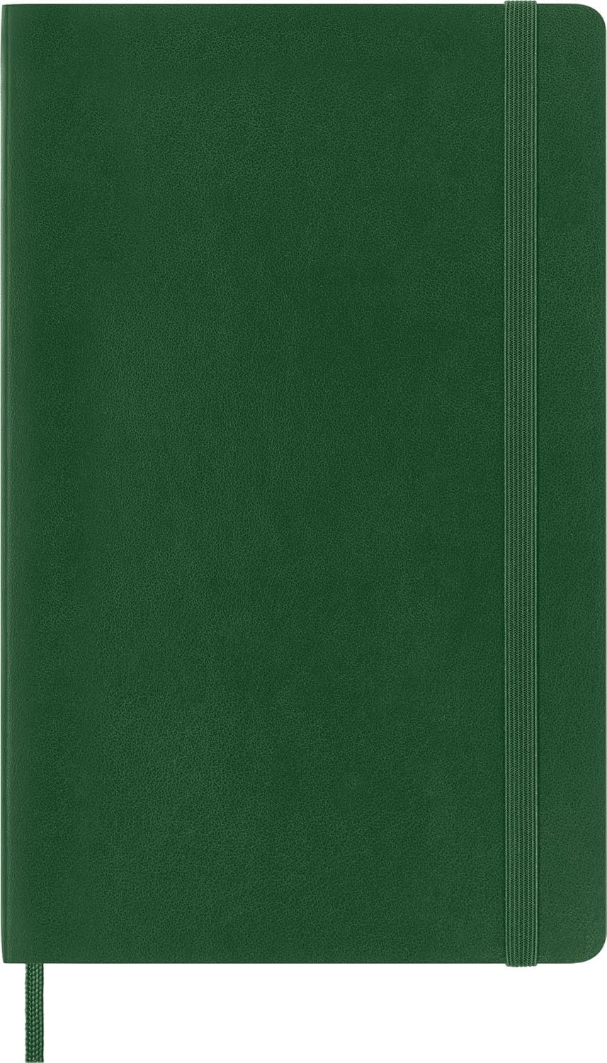 Moleskine Classic Notebook - Ruled Pages, Soft Cover, Large 13x21cm | 192 Pages, Myrtle Green 2