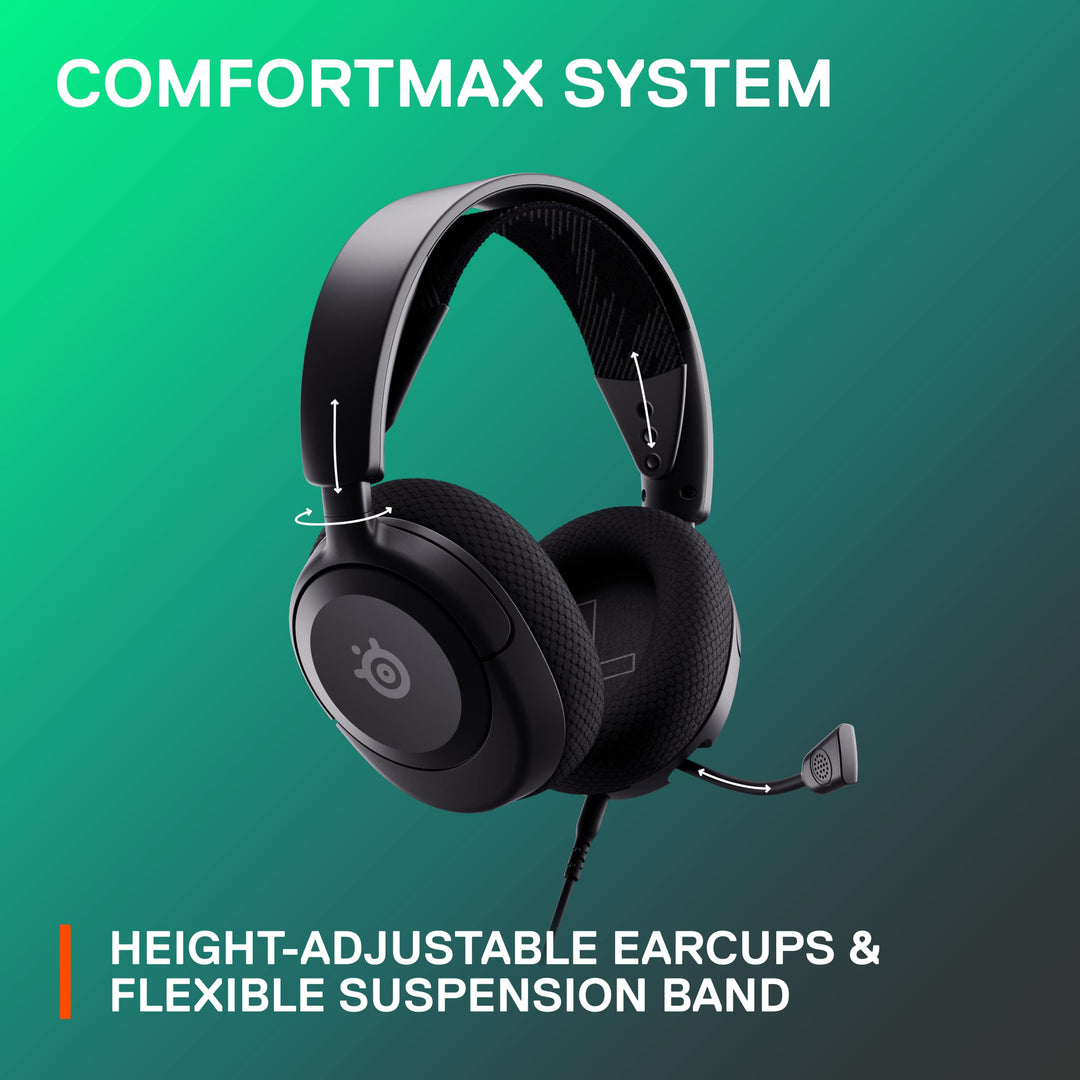 SteelSeries Arctis Nova 1 Multi-System Gaming Headset with Hi-Fi Drivers and Noise-Cancelling Mic
