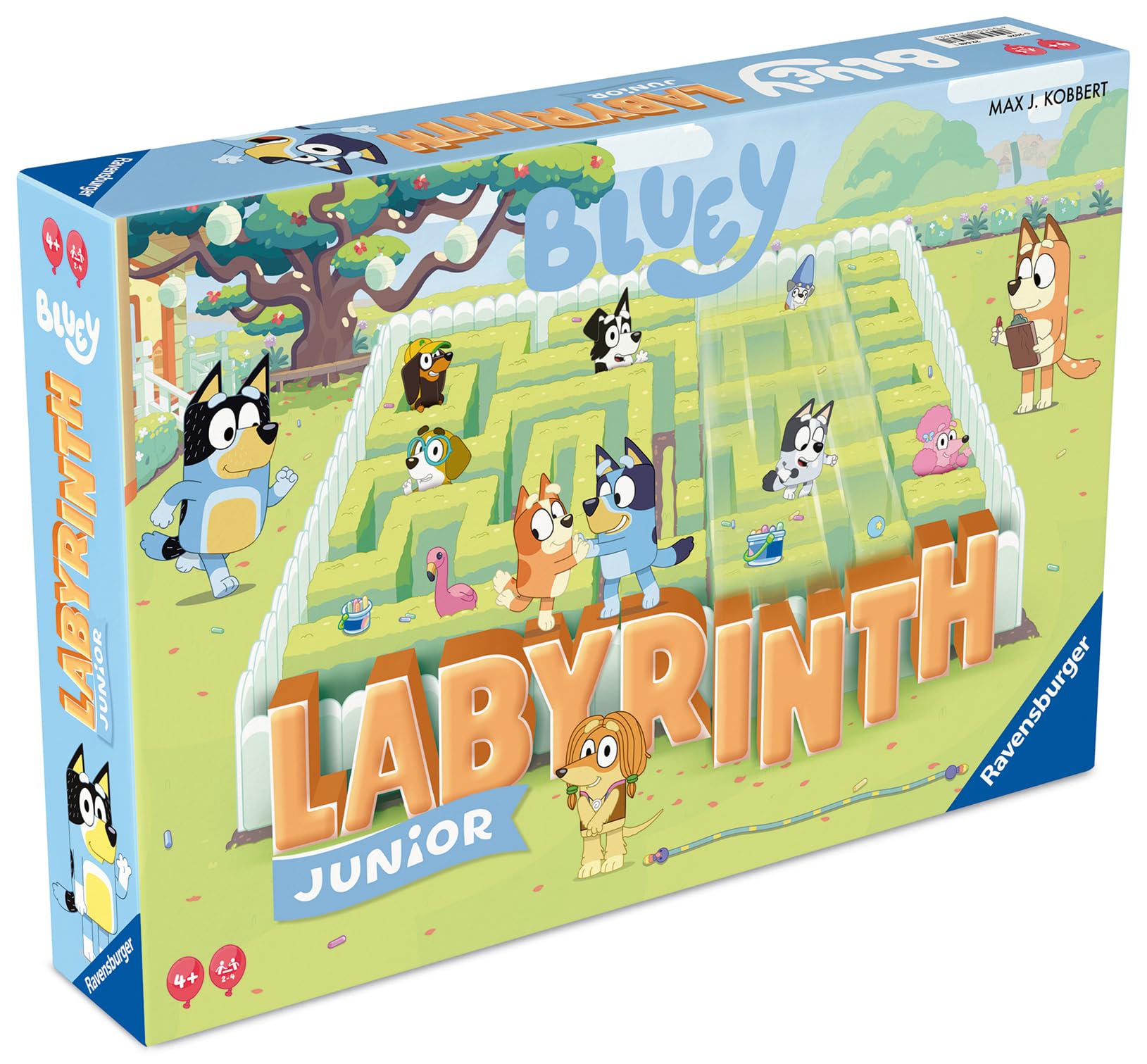 Ravensburger Bluey Junior Labyrinth - The Moving Maze Board Game | Ages 4+ | 2-4 Players 3