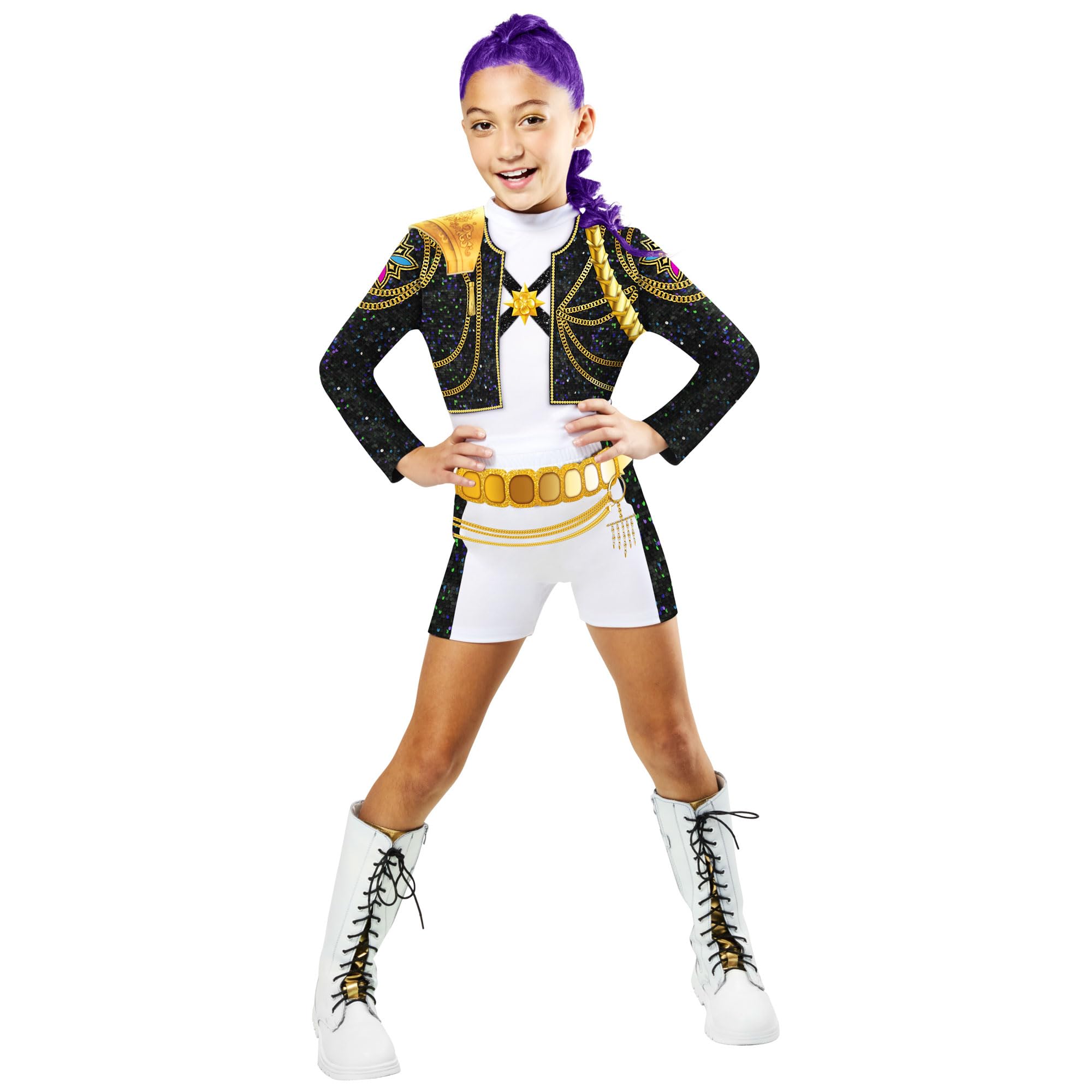 Rubies Official K-Pop Demon Hunters Rumi Golden Classic Child Costume | Size 7-8 Years 1
