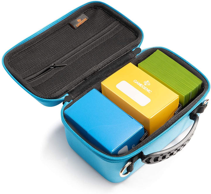Gamegenic Game Shell 250 Card Storage Case with Dividers, Blue