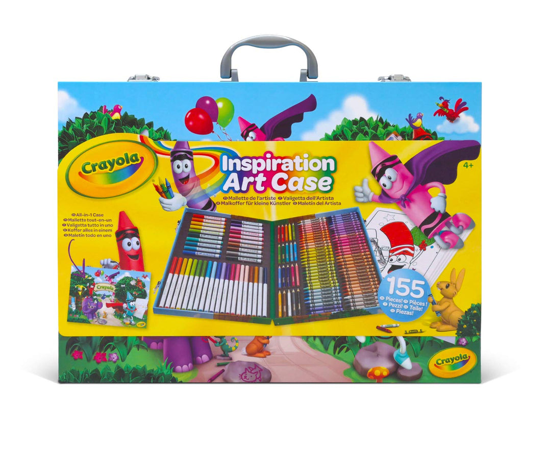 CRAYOLA Inspiration Art Case; 155 Künstlerbedarf, Buntstifte, Geschenk für Jungen und Mädchen