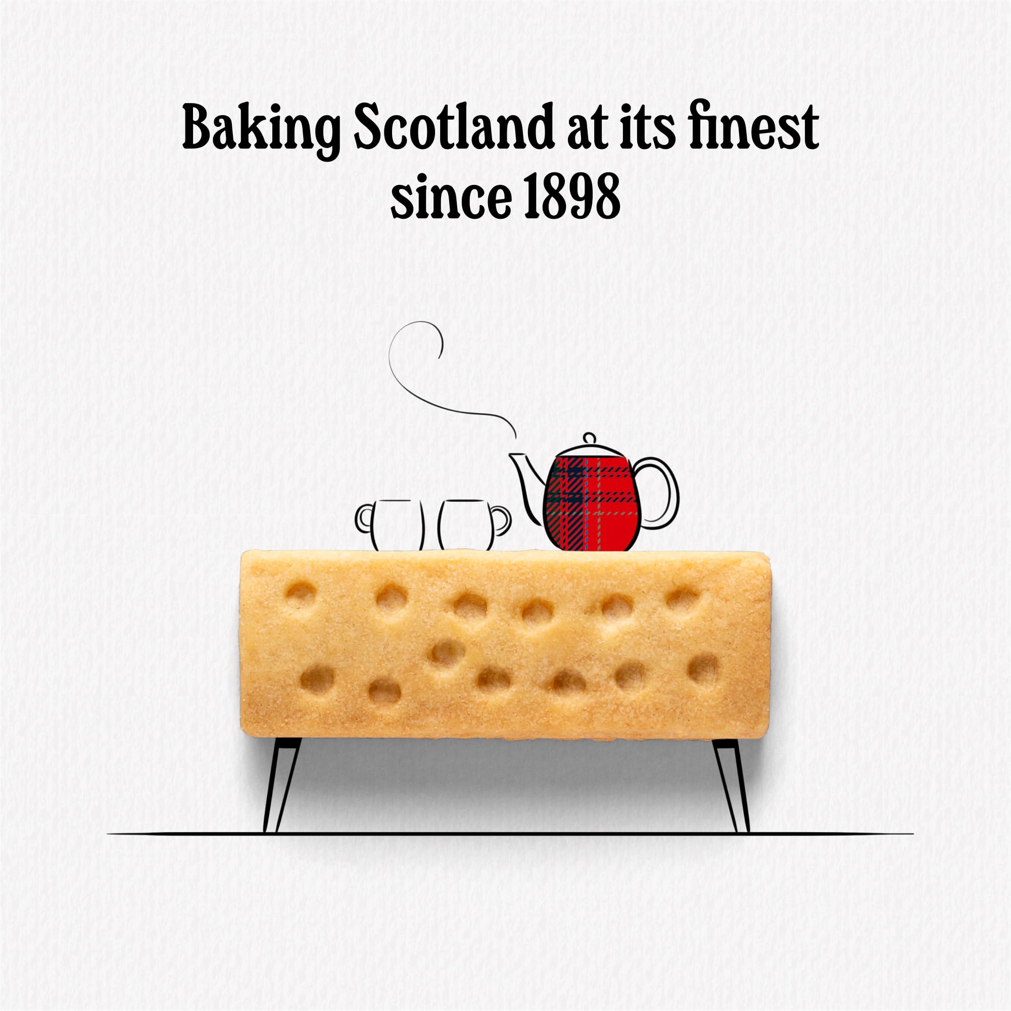 Walker's Pure Butter Shortbread Fingers - Traditional Recipe | 250g Pack 6