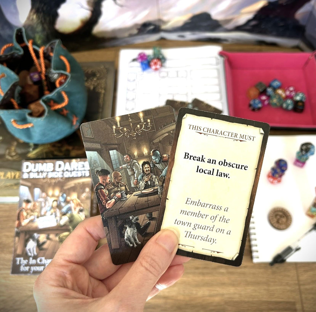 Loke Battlemats Dumb Dares & Silly Side Quests Card Game