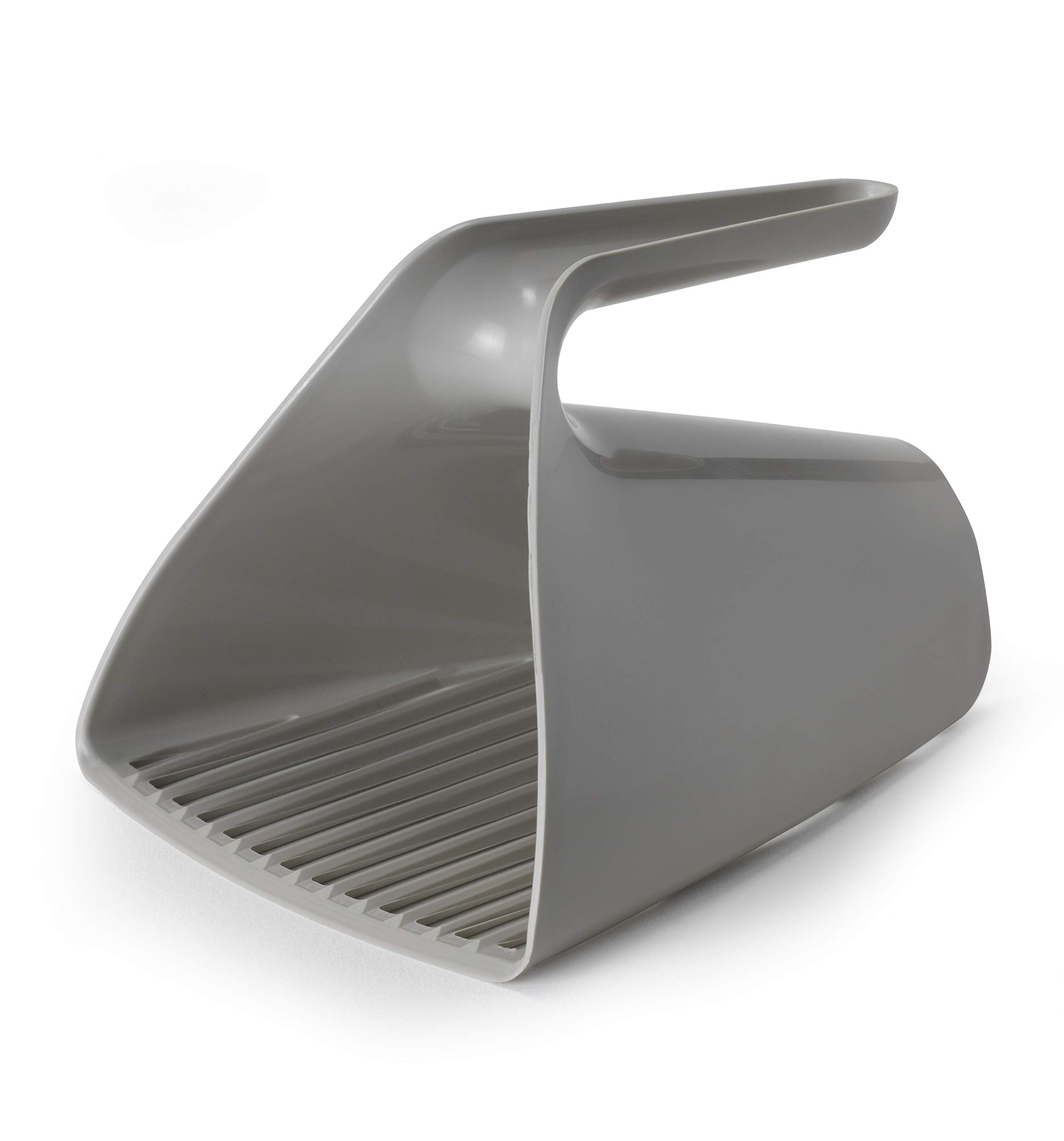 Moderna Scoop & Sift Litter Scoop - Premium Plastic | Top Handle Design | Warm Gray 4
