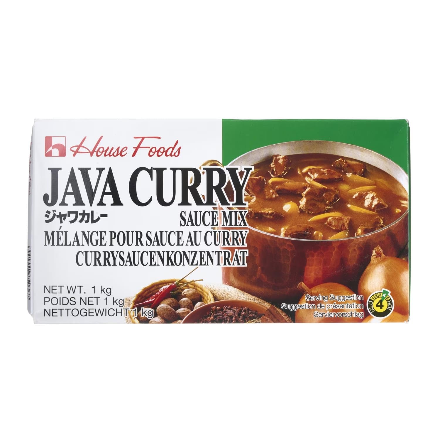 House - Java Curry Sauce Mix 1kg | Authentic Japanese Mild Curry | Ric