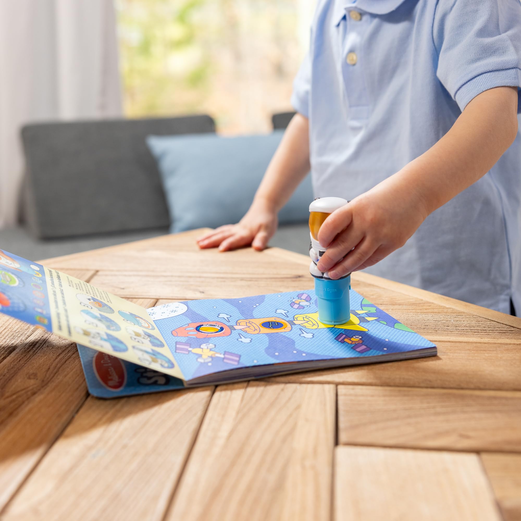Melissa & Doug Sticker WOW! 24-Page Activity Pad and Sticker Stamper with 300 Stickers 3