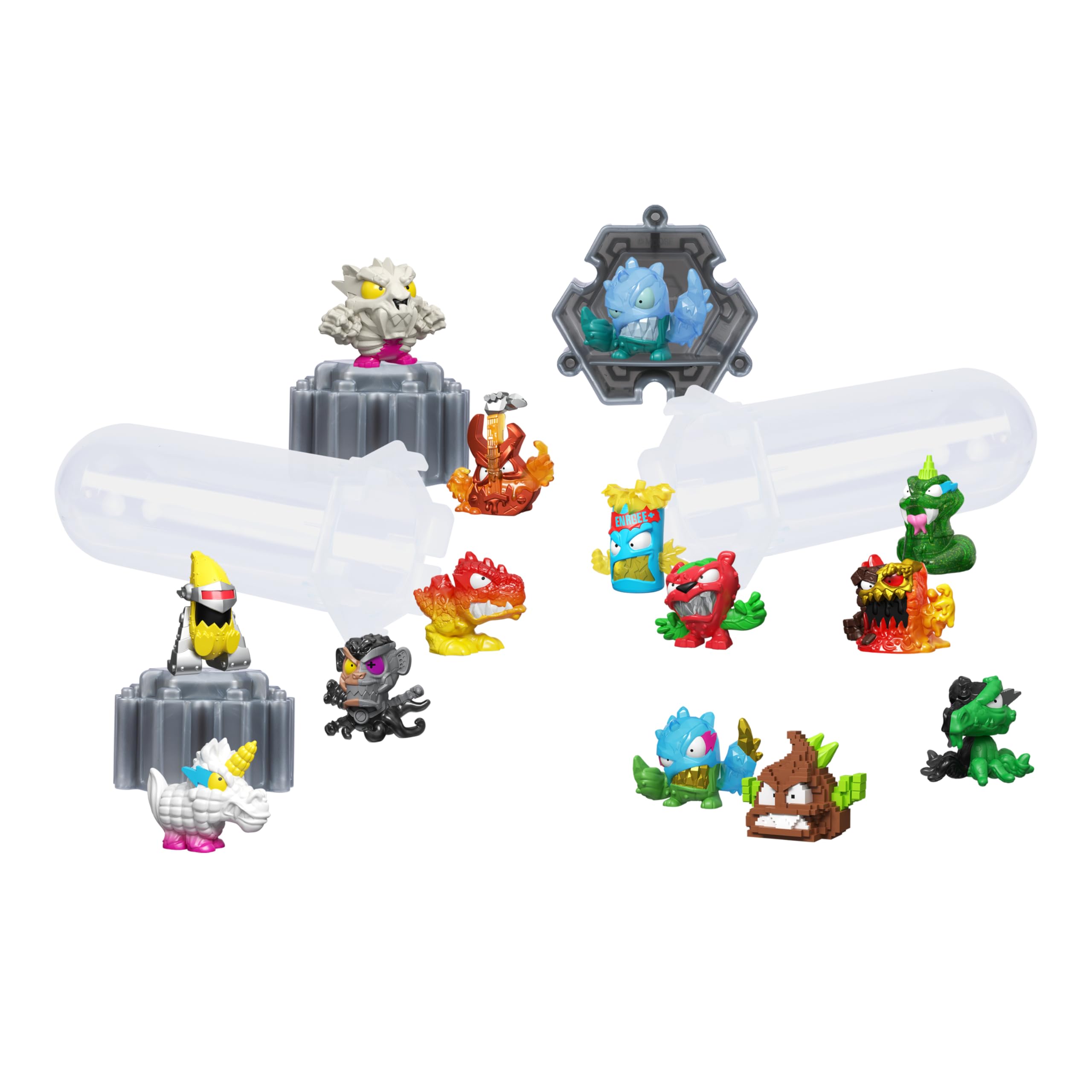 MRBEAST LAB Hyper Fusion Series Mega Lab Pack Action Figures | 14 Figures, 1-inch