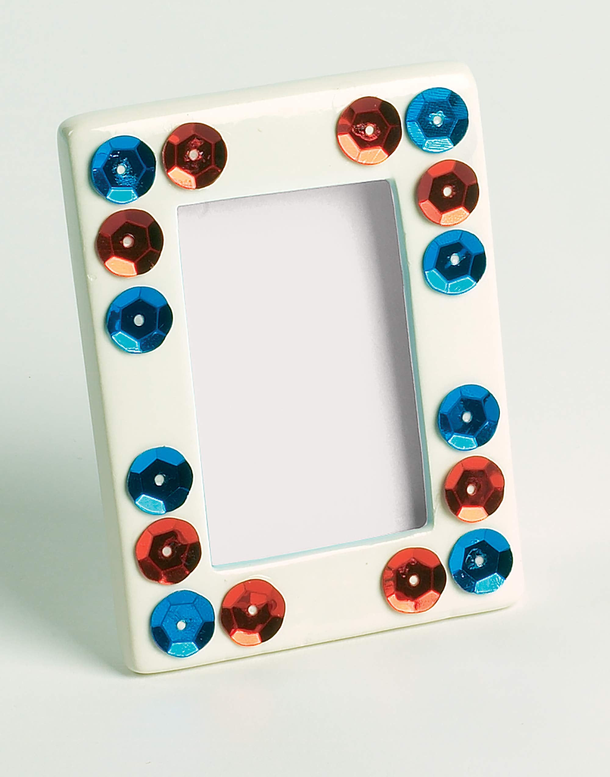 Baker Ross EX4523 Coloured Sequins Value Pack - Assorted Shiny Craft Embellishments for Kids