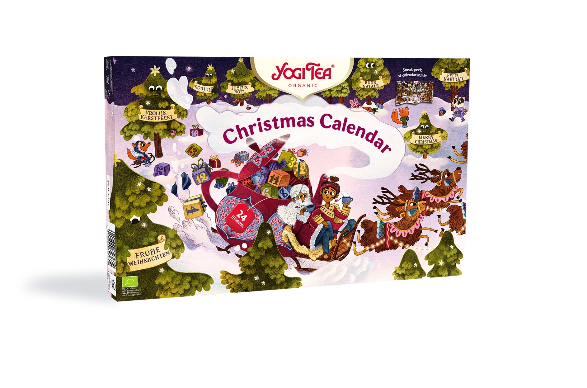 YOGI TEA - Christmas Advent Calendar with 24 Selected Teas for a Festive Advent Season 1