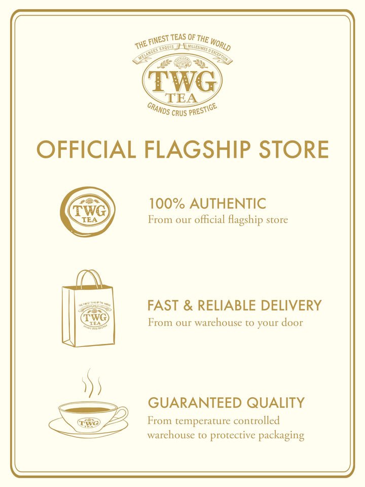 TWG Tea - Milk Oolong | 15 Hand-Sewn Cotton Teabags | Luxury Oolong Tea Gift Set