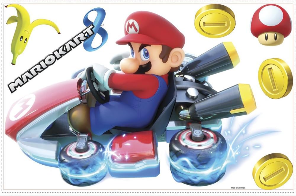 Mario Kart 8 - Nintendo Switch Wall Stickers (2023)