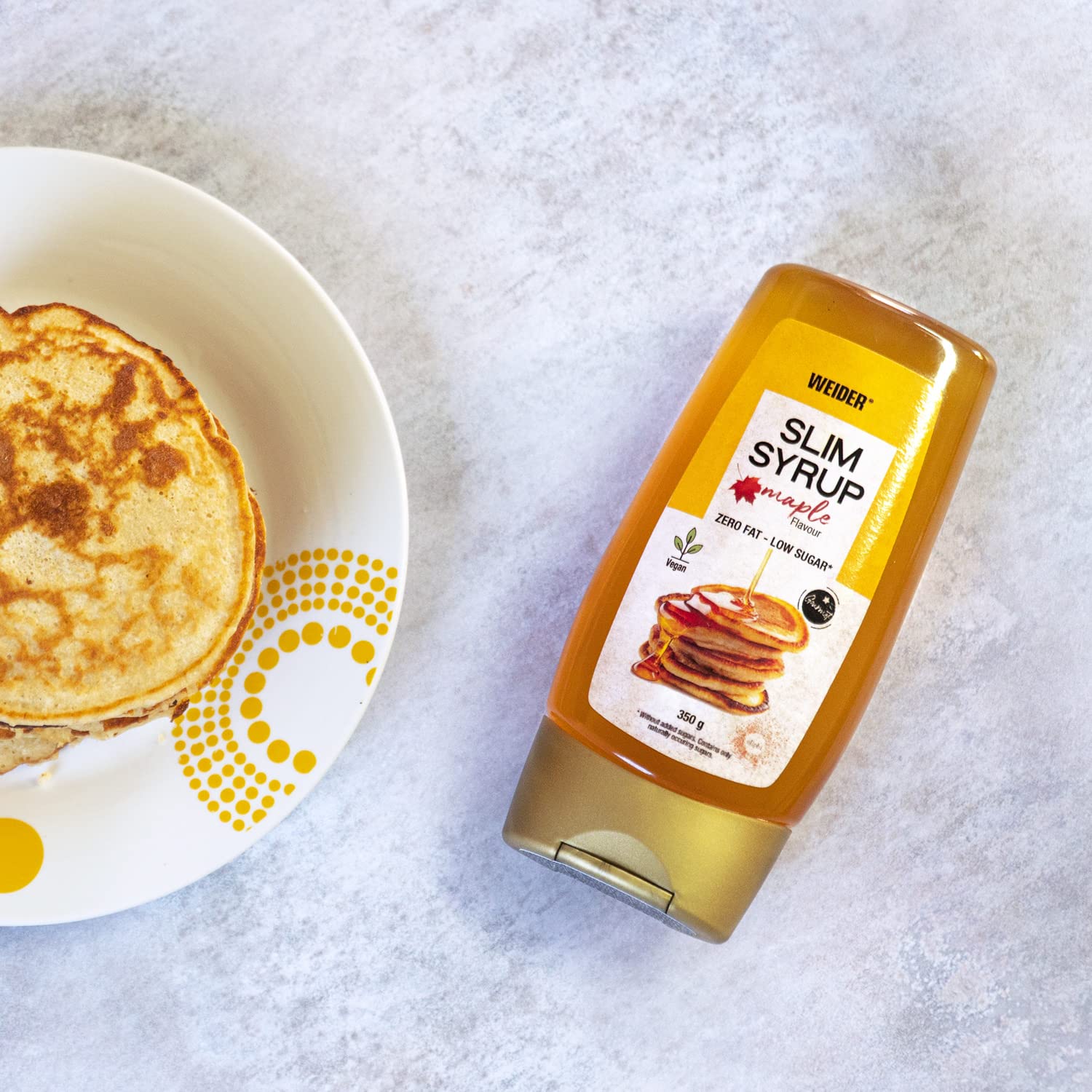 Weider Slim Syrup Maple Flavour - No Added Sugars, Vegan Friendly | 350g Bottle 5