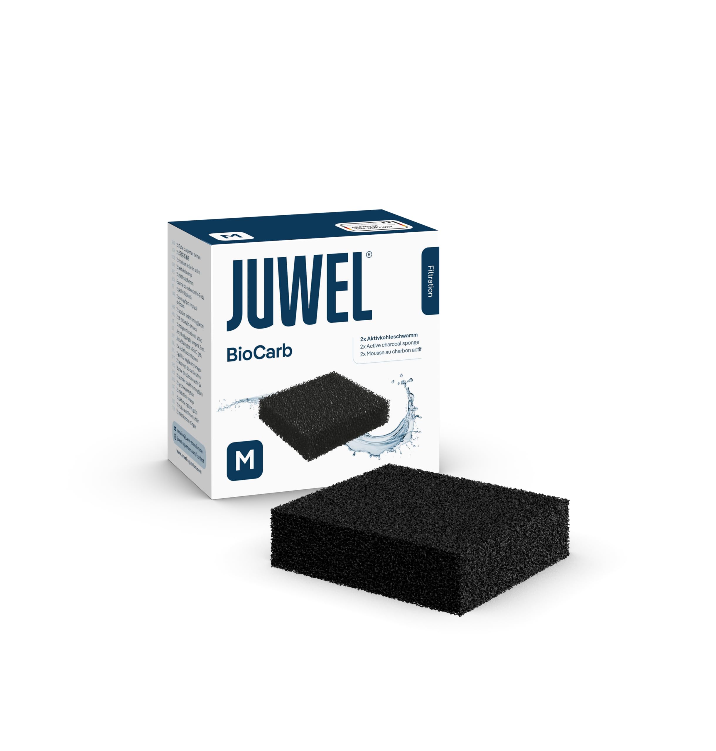 Juwel Aquarium bioCarb Filter Accessory - Absorbs Odours & Turbidity | Compact Size | 2 Pack