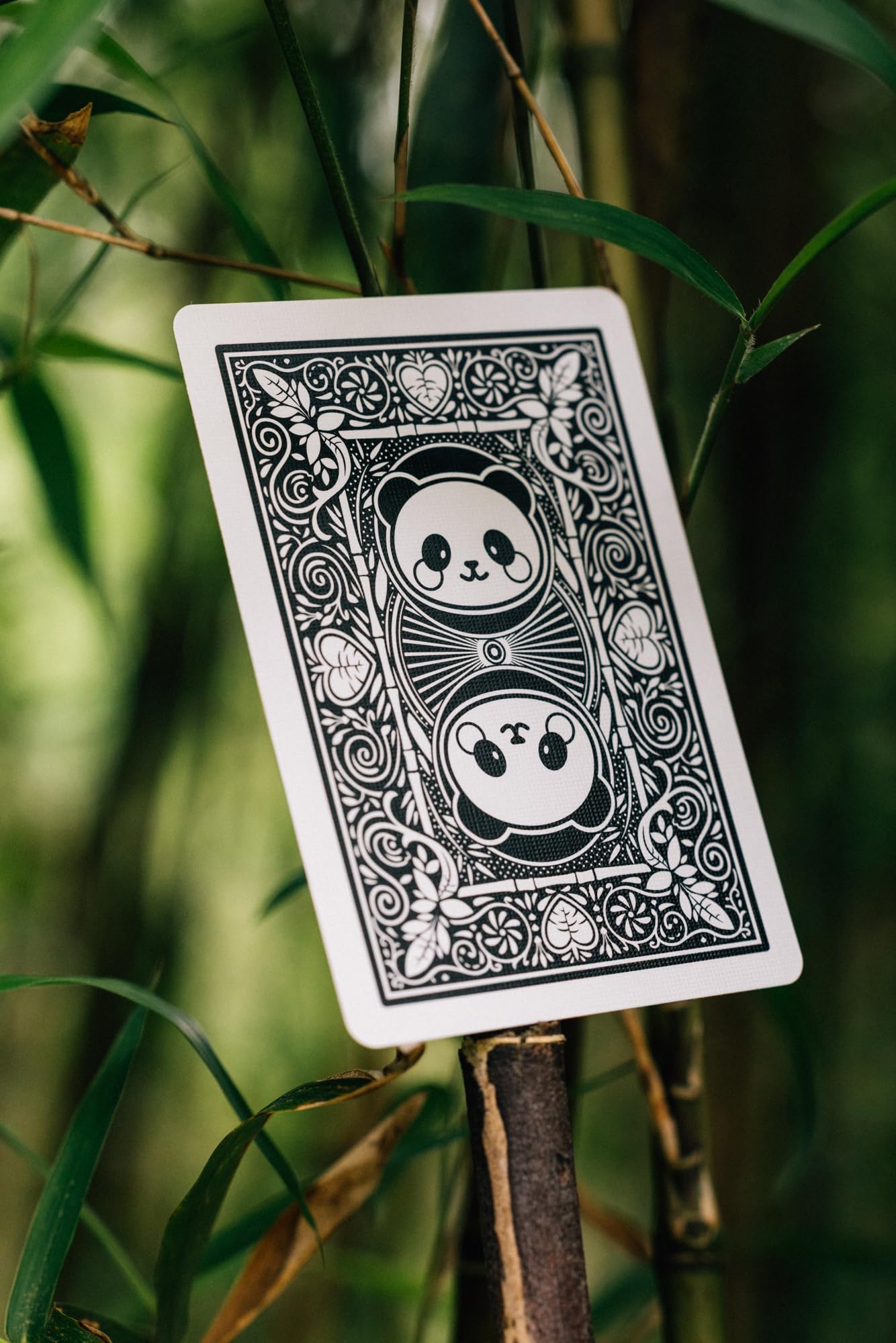 Bicycle Panda Playing Cards - Cute Animal Design, Air Cushion Finish, Made in USA 5