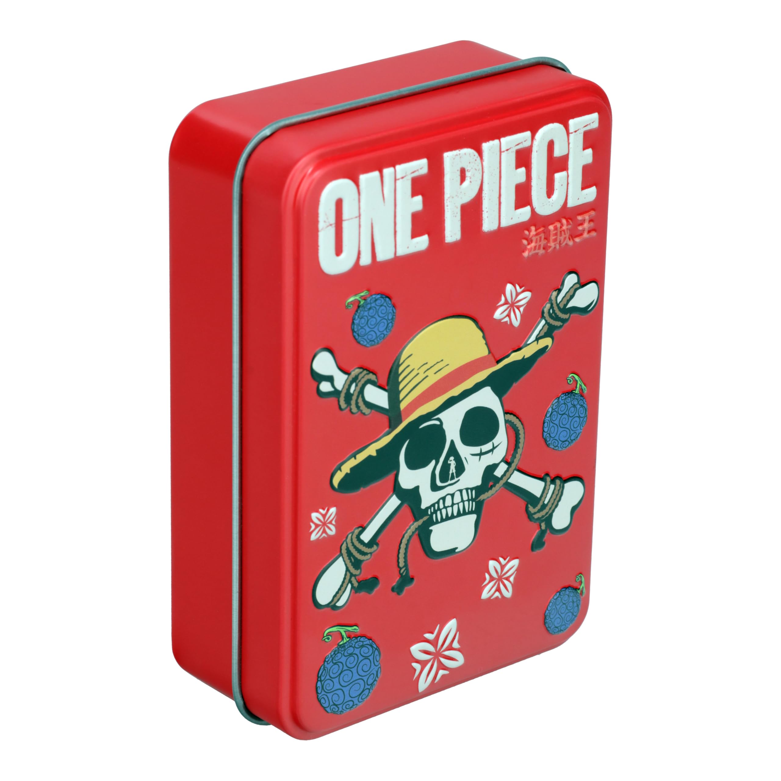 Paladone One Piece Jolly Rogers Playing Cards for Poker, Rummy, Go Fish | Adult Collectible Tin