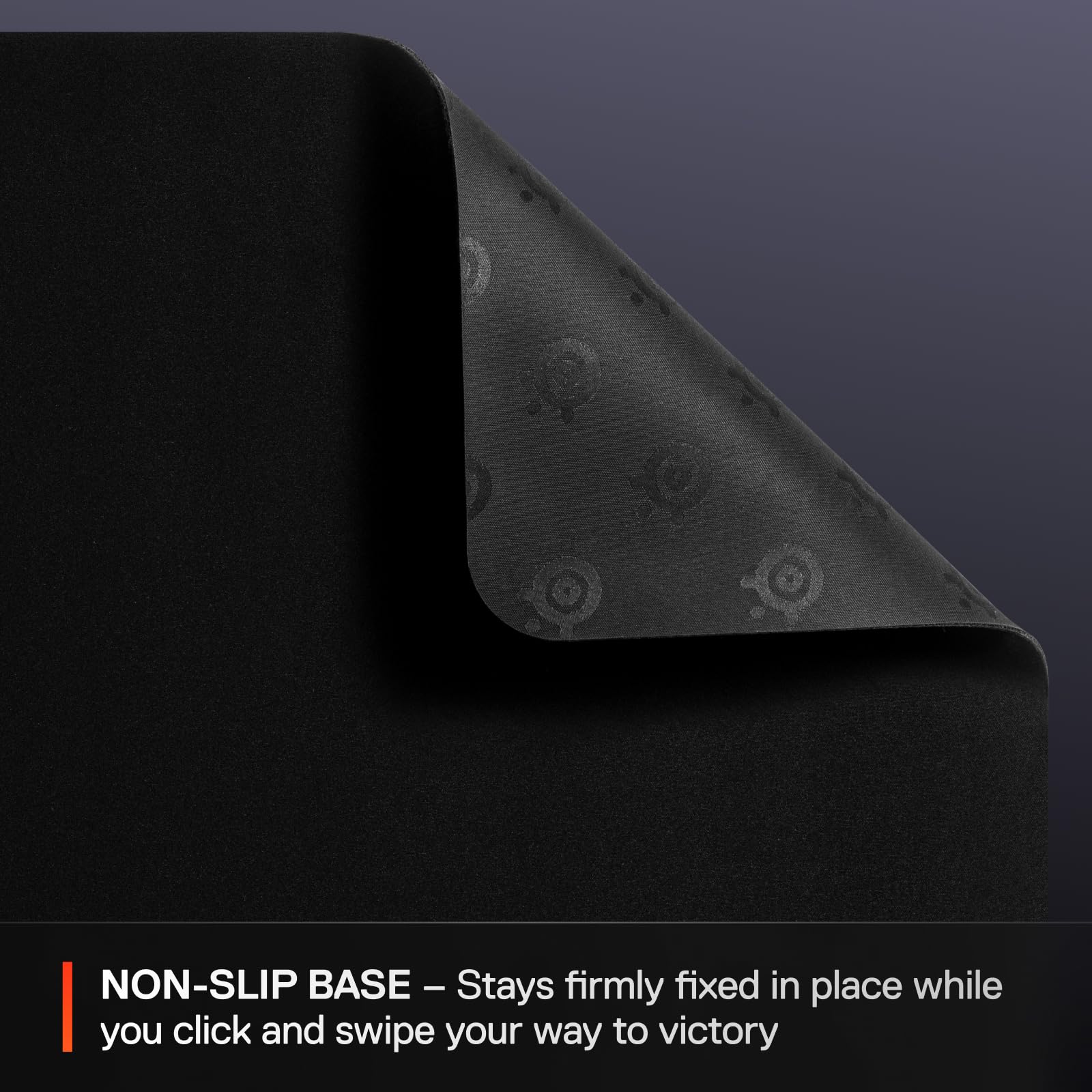 SteelSeries QcK Cloth Gaming Mouse Pad - Micro-Woven Surface | Size M (320 x 270 x 2mm) | Black 4