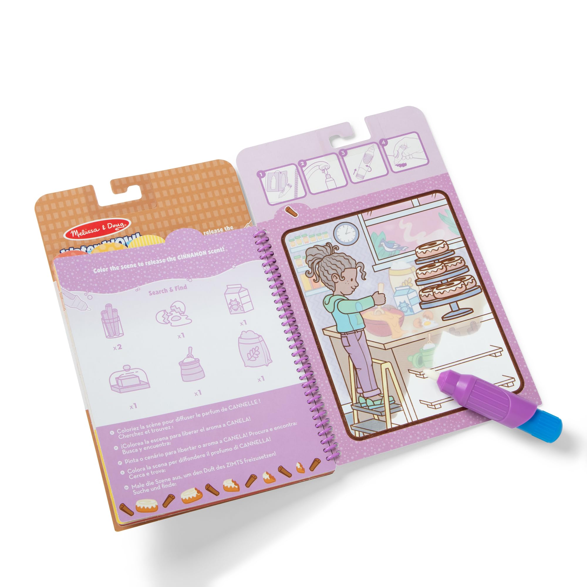 Melissa & Doug Water WOW! Treats - Mess-Free Scented Painting Activity Book for Kids Ages 3-6 3