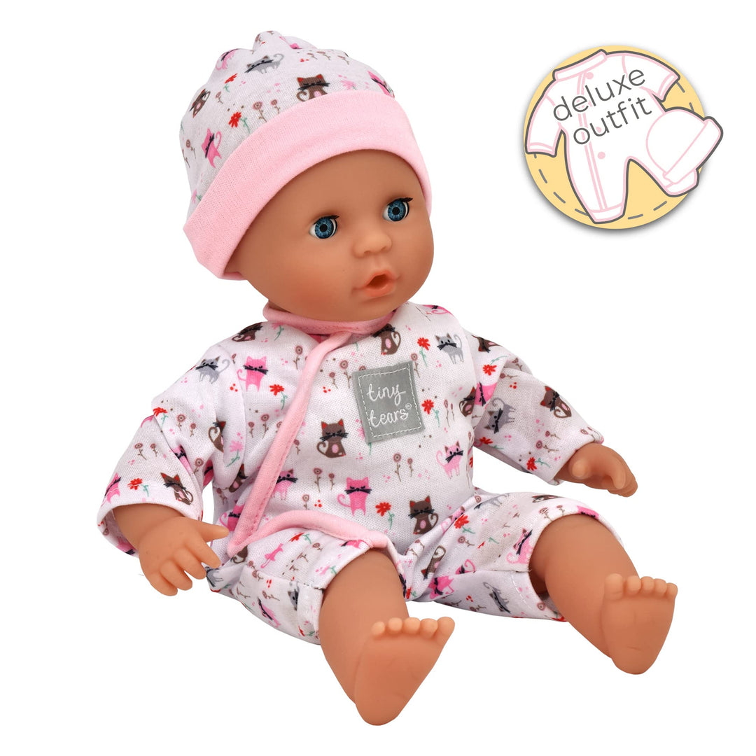 Tiny Tears Teeny Baby Doll - 30cm Soft Body with Sleeping Eyes & Deluxe Outfit