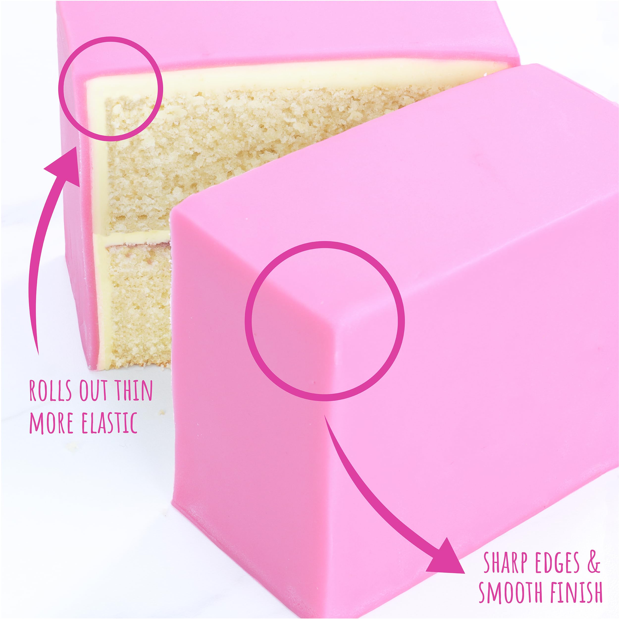 PME Sugar Paste Fondant - Brown | 250g | Thermo-Tech Ready-to-Roll 3