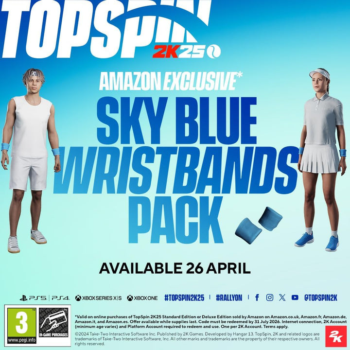 TopSpin 2K25 - PlayStation 4 Amazon Exclusive Edition