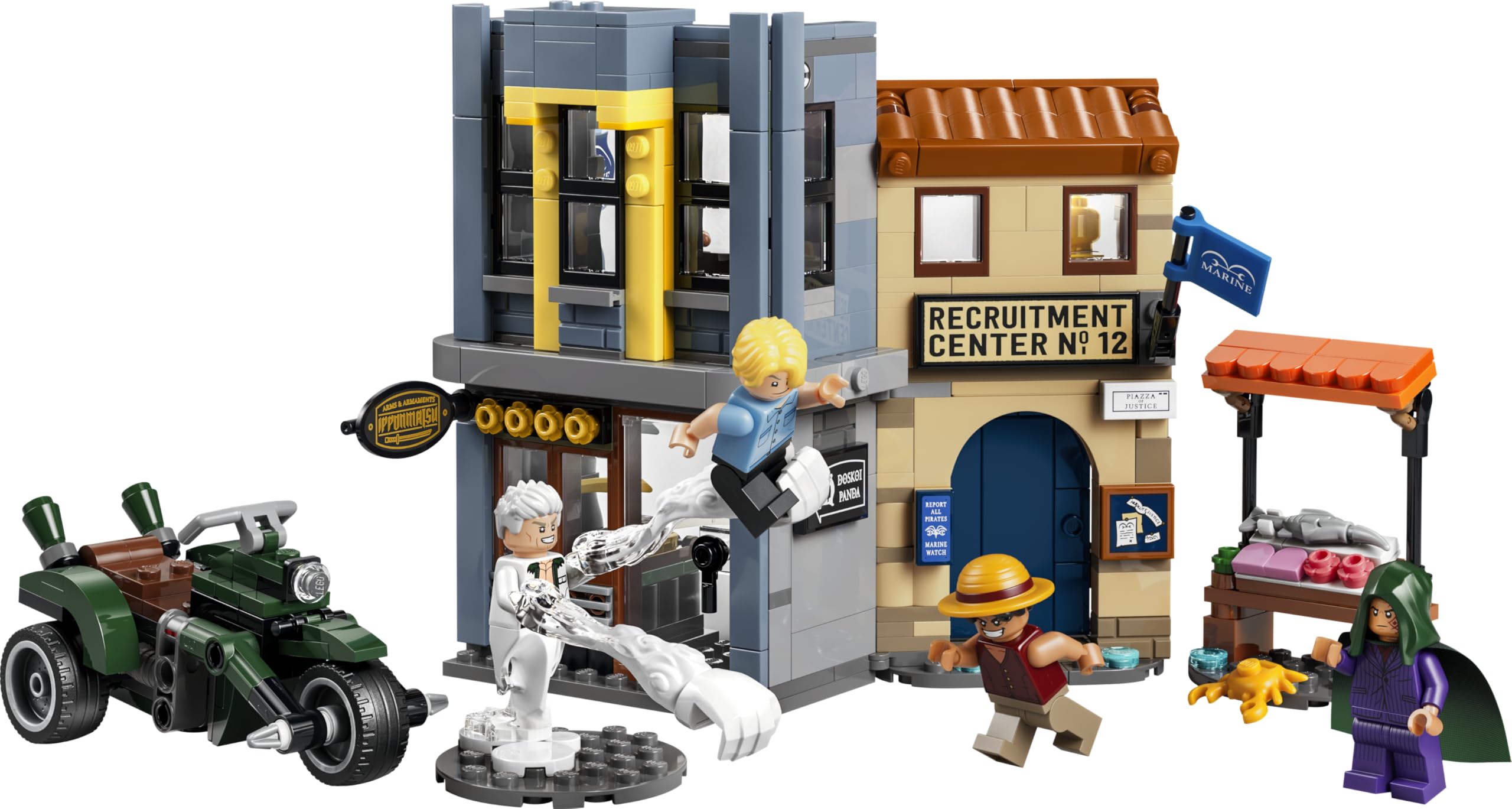LEGO ONE PIECE Showdown with Captain Smoker Building Set | Ages 9+ | Model 75642 5