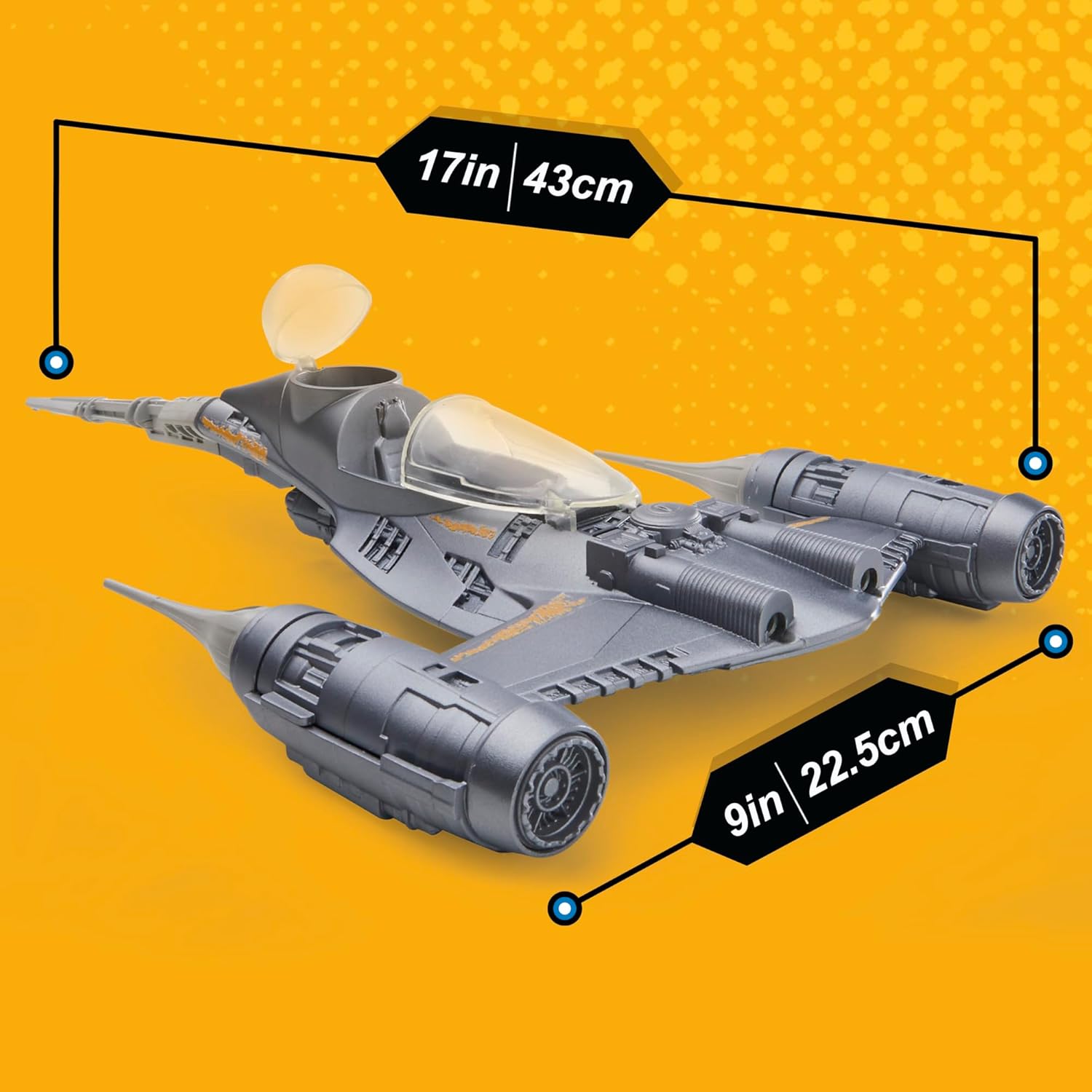 Star Wars Epic Hero Series The Mandalorian's N-1 Starfighter 5