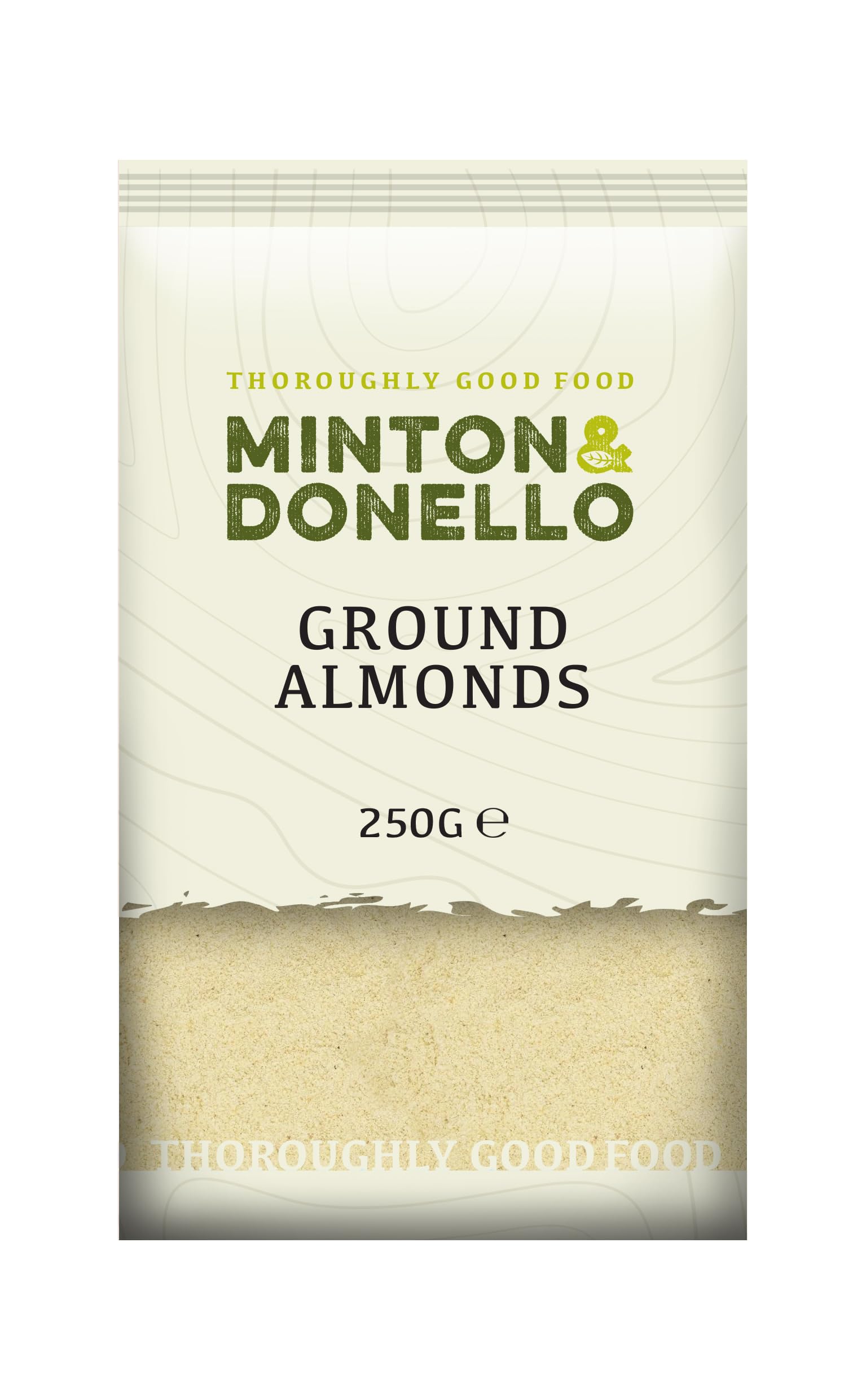 Minton &amp; Donello – Fein gemahlene Mandeln, blanchiertes Mandelmehl, Backzutat, 250 g