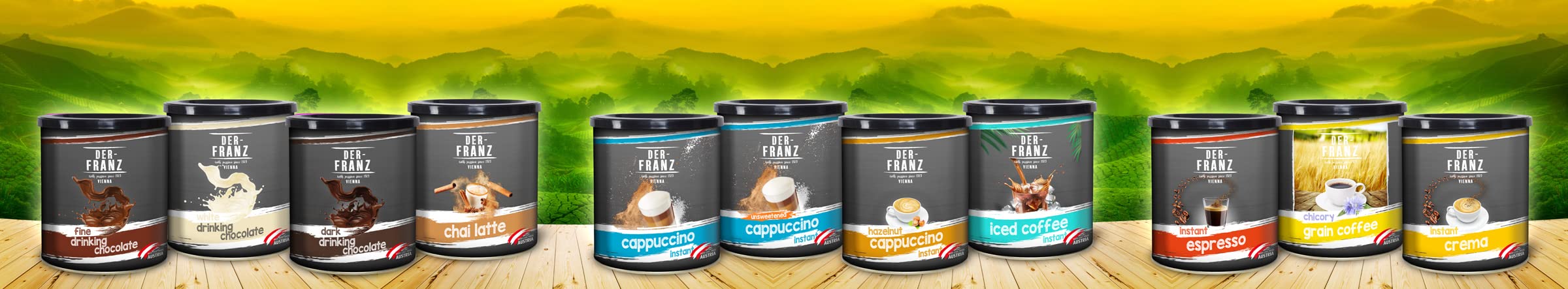Der-Franz Instant Cappuccino mit Haselnussgeschmack, 500g 3