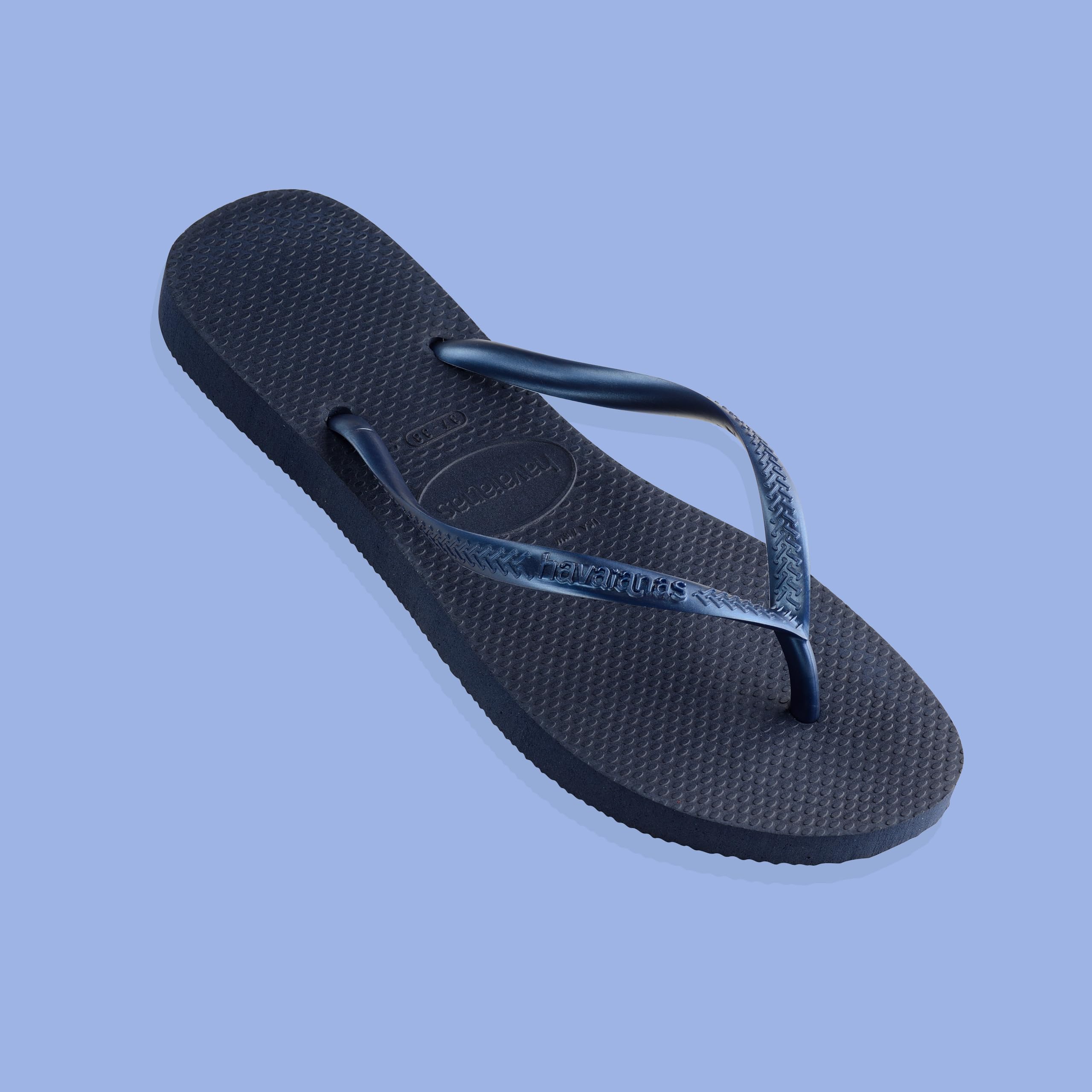 Havaianas Slim Women Flip-Flop | Navy Blue | Size 8 UK | Rubber 5