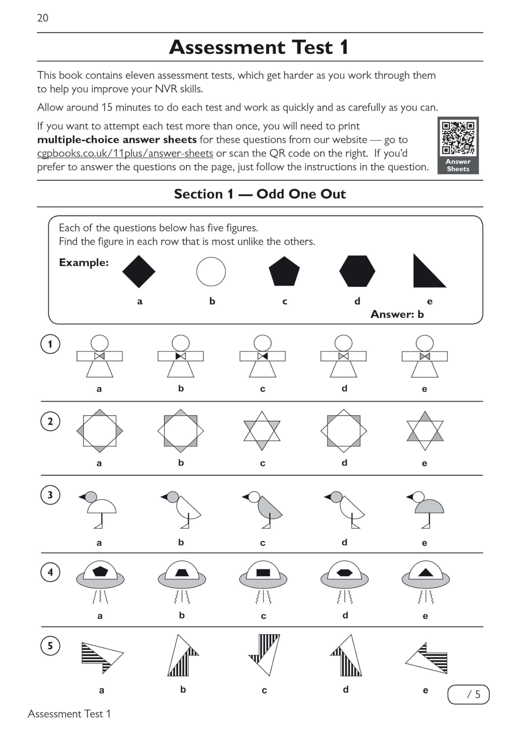 CGP 11+ GL Non-Verbal Reasoning Practice Book & Assessment Tests - Ages 8-9 with Online Edition 4