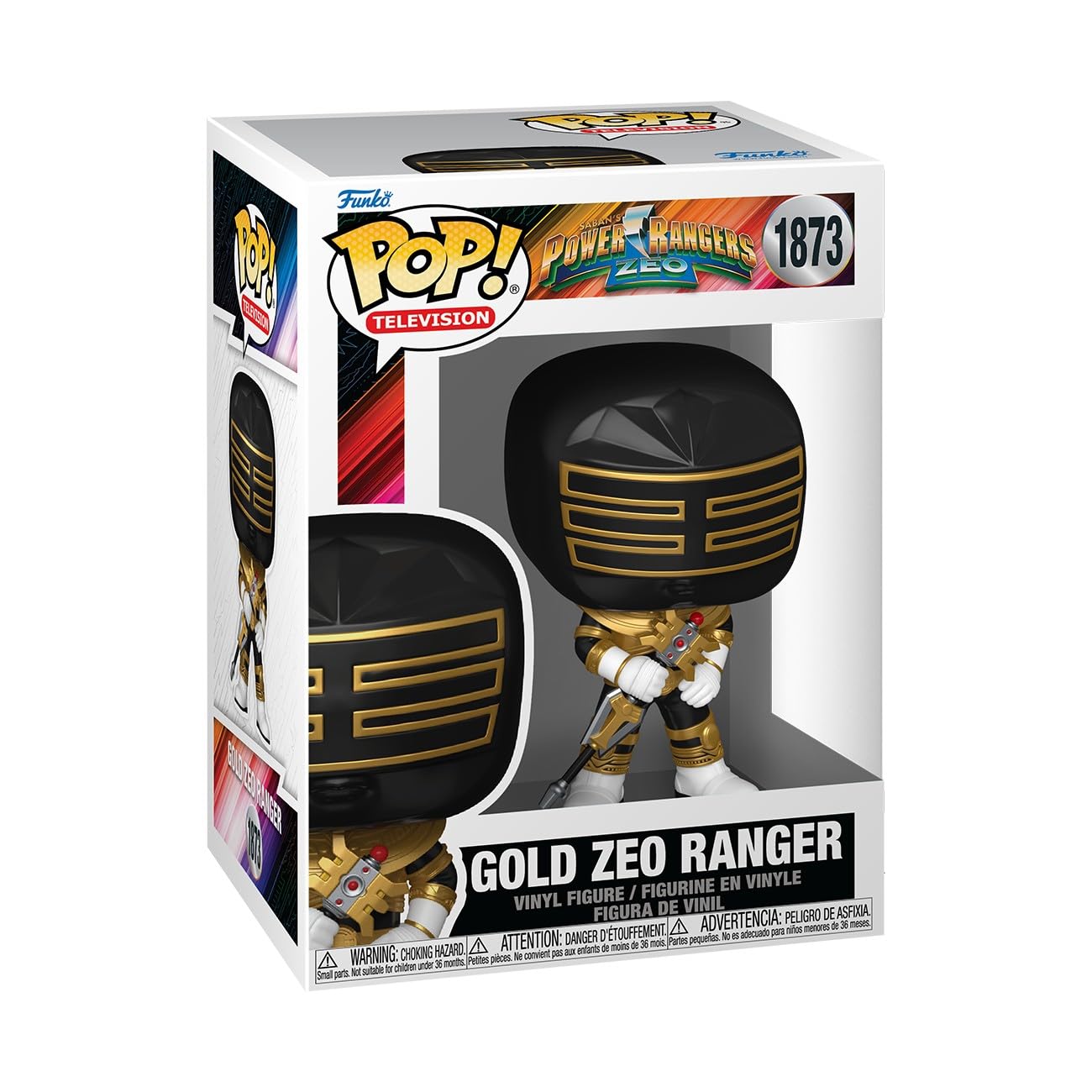 Funko POP! Television: Gold Zeo Ranger - Collectable Vinyl Figure | 3.75 Inches