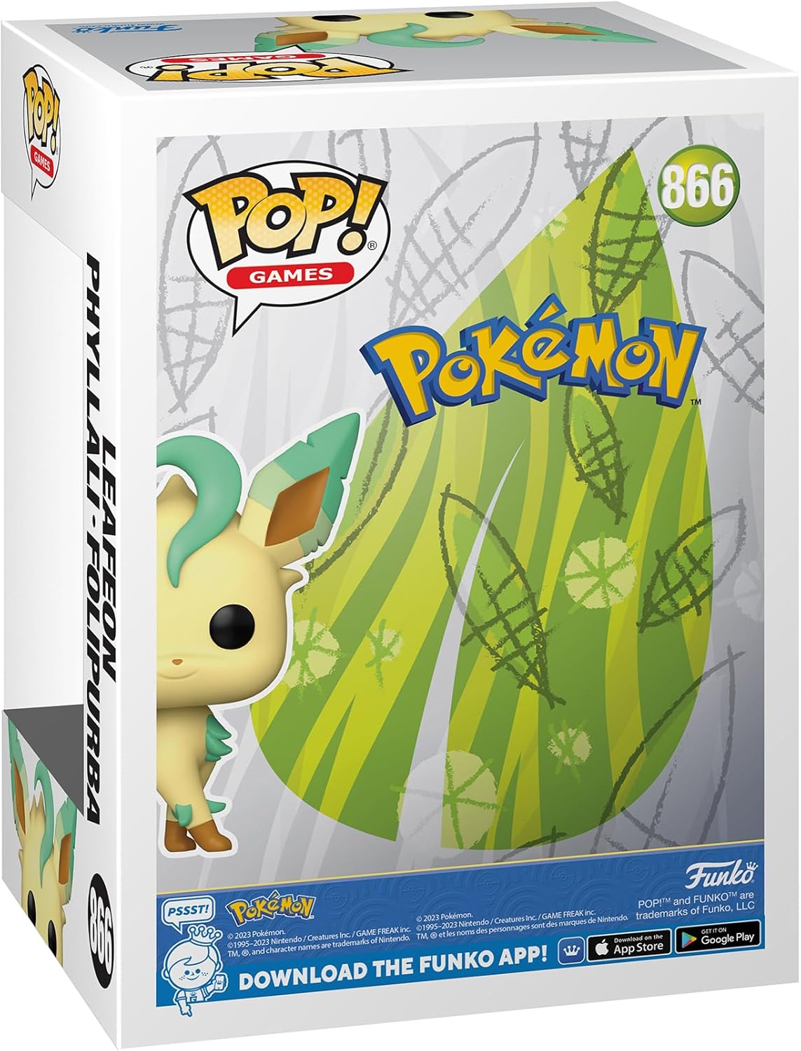 Funko Pop! Games: Pokemon - Leafeon Vinyl Figure (74214) 3