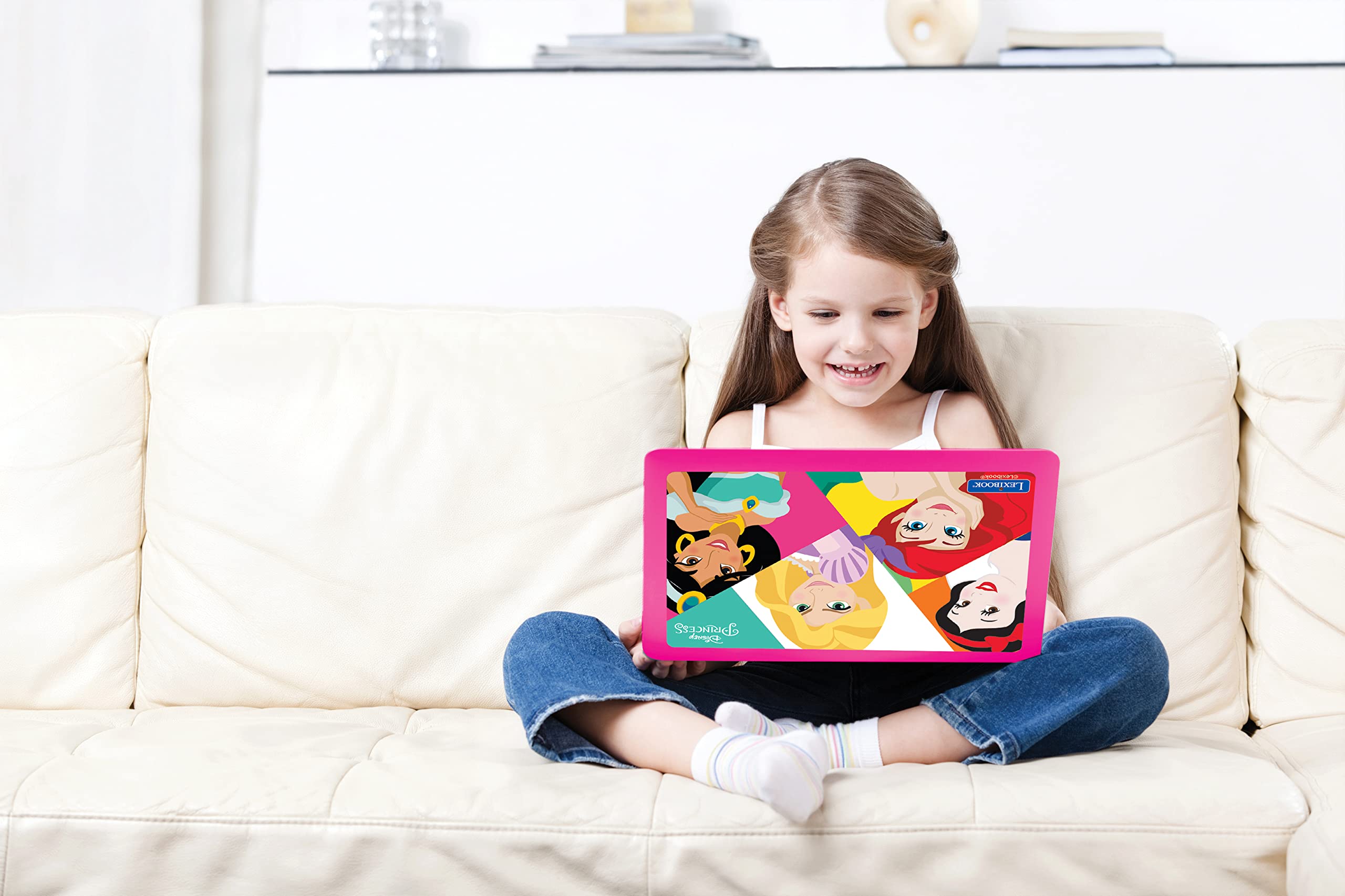 LEXIBOOK Disney Princess Educational Bilingual Laptop French/English | Ages 3+ | 124 Activities 9