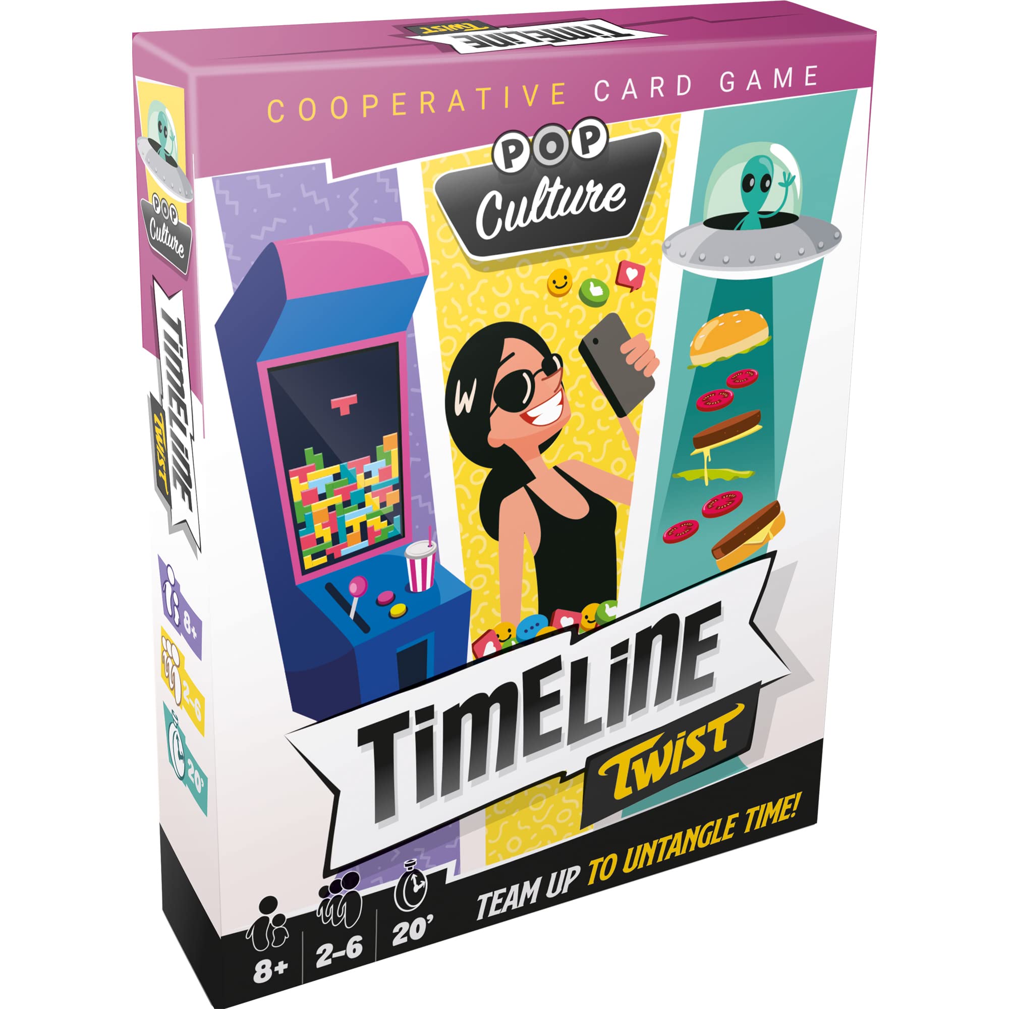 Zygomatic Timeline Twist: Popkultur-Kartenspiel für 2–6 Spieler