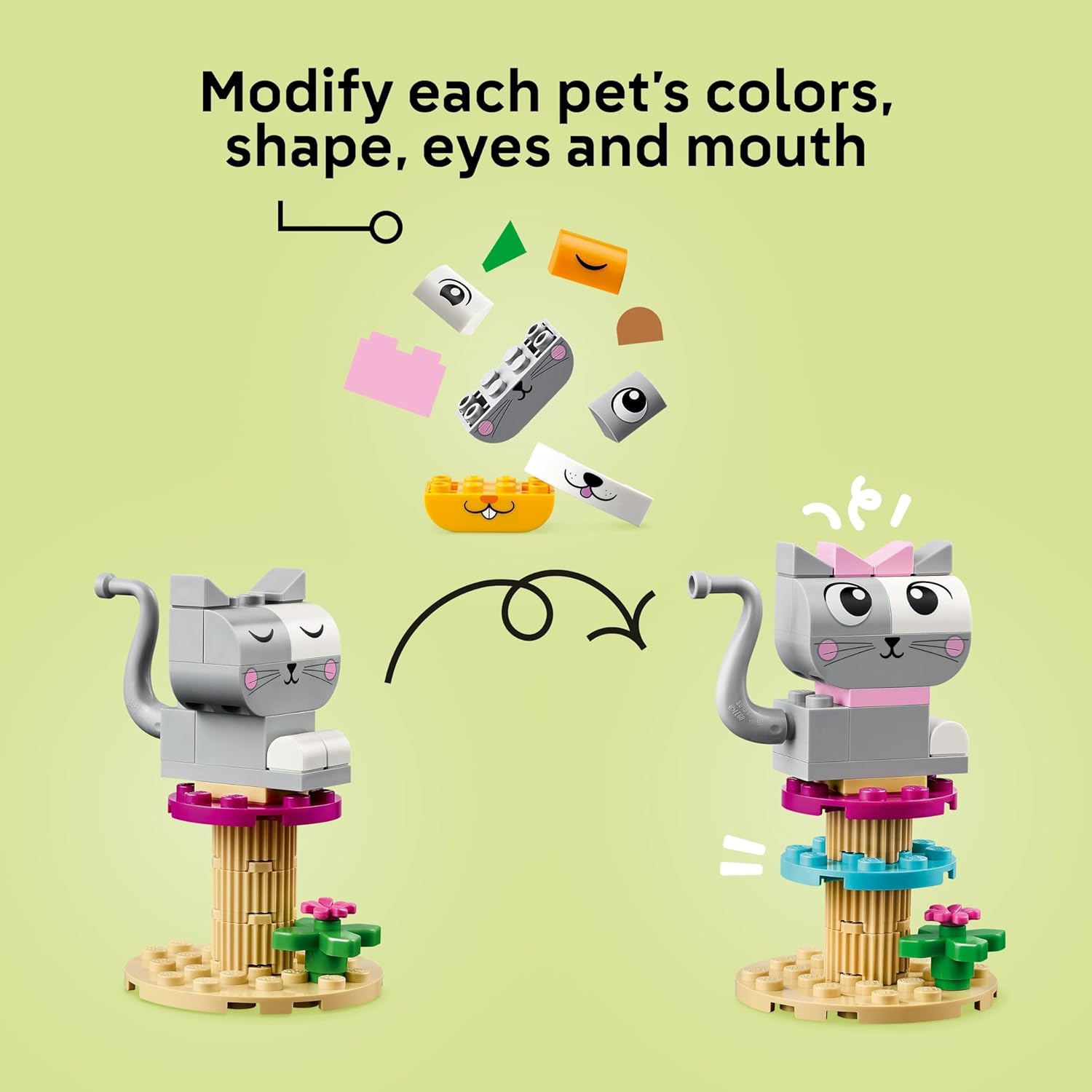 LEGO Classic Creative Pets - Animal Building Toy Set for Kids 5+ 3