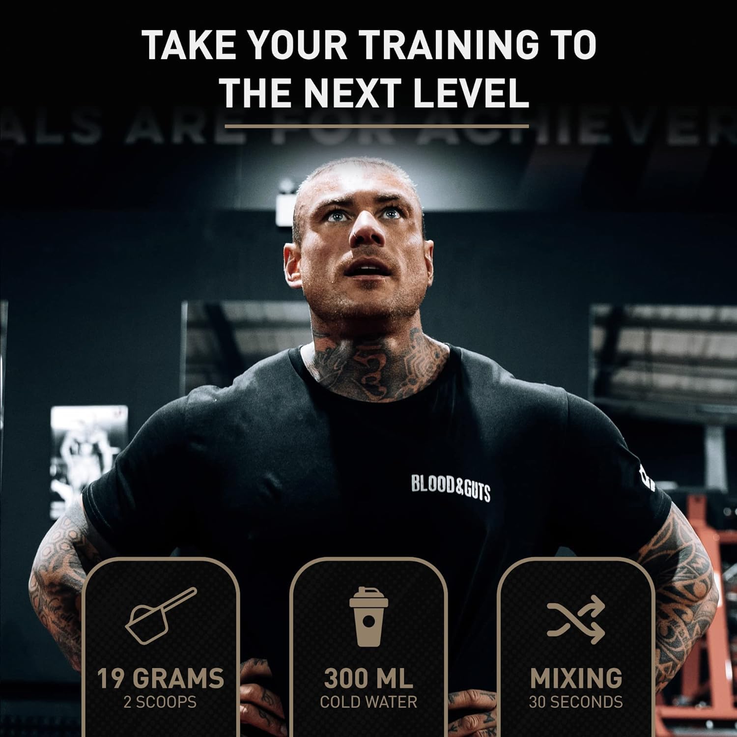 DY Nutrition Blood & Guts Pre Workout Powder - 380g Cola | 20 Servings | High Strength 5