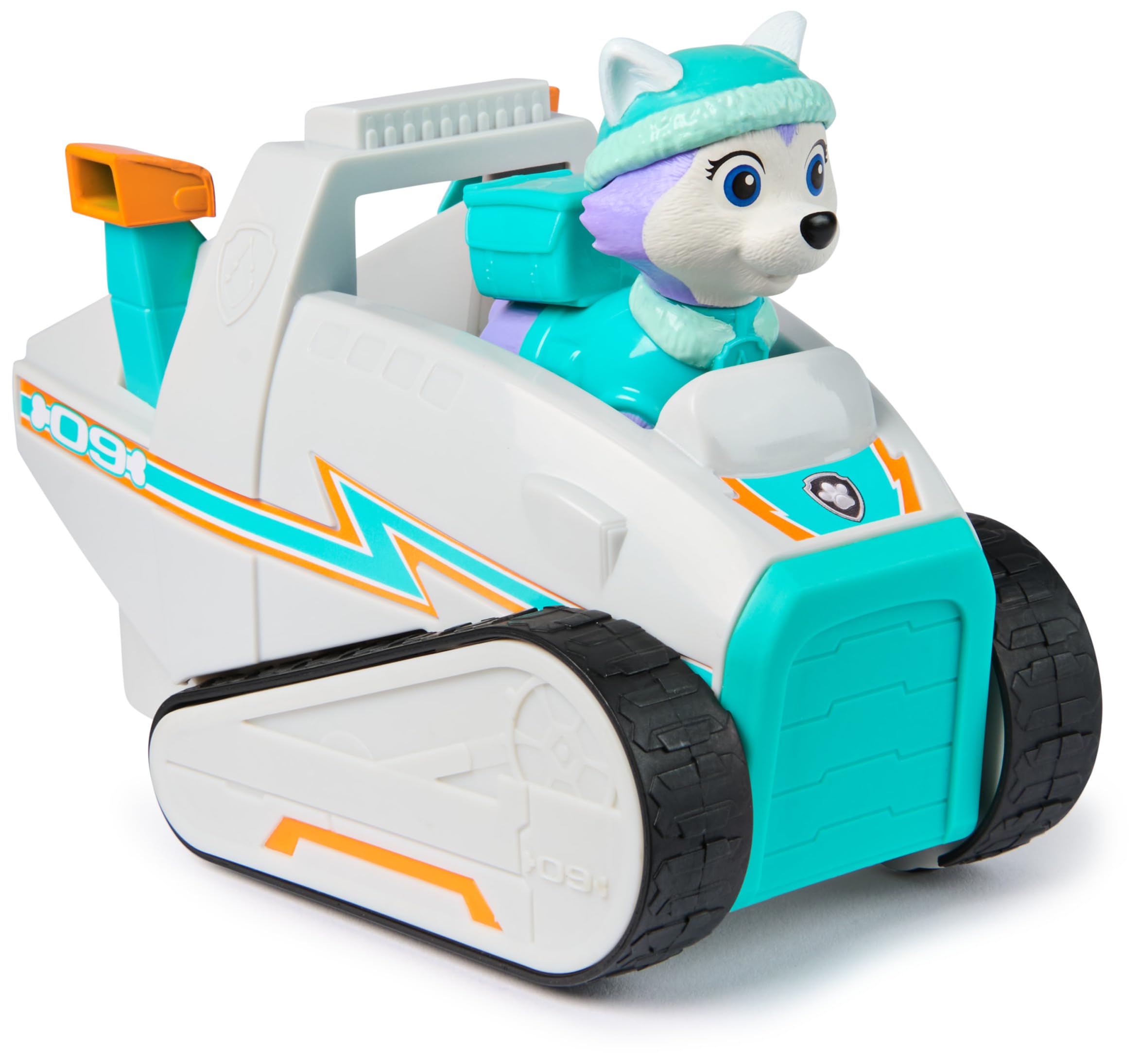 Paw Patrol Everest's Snowplough - Collectible Action Figure & Vehicle for Kids 3+ 4