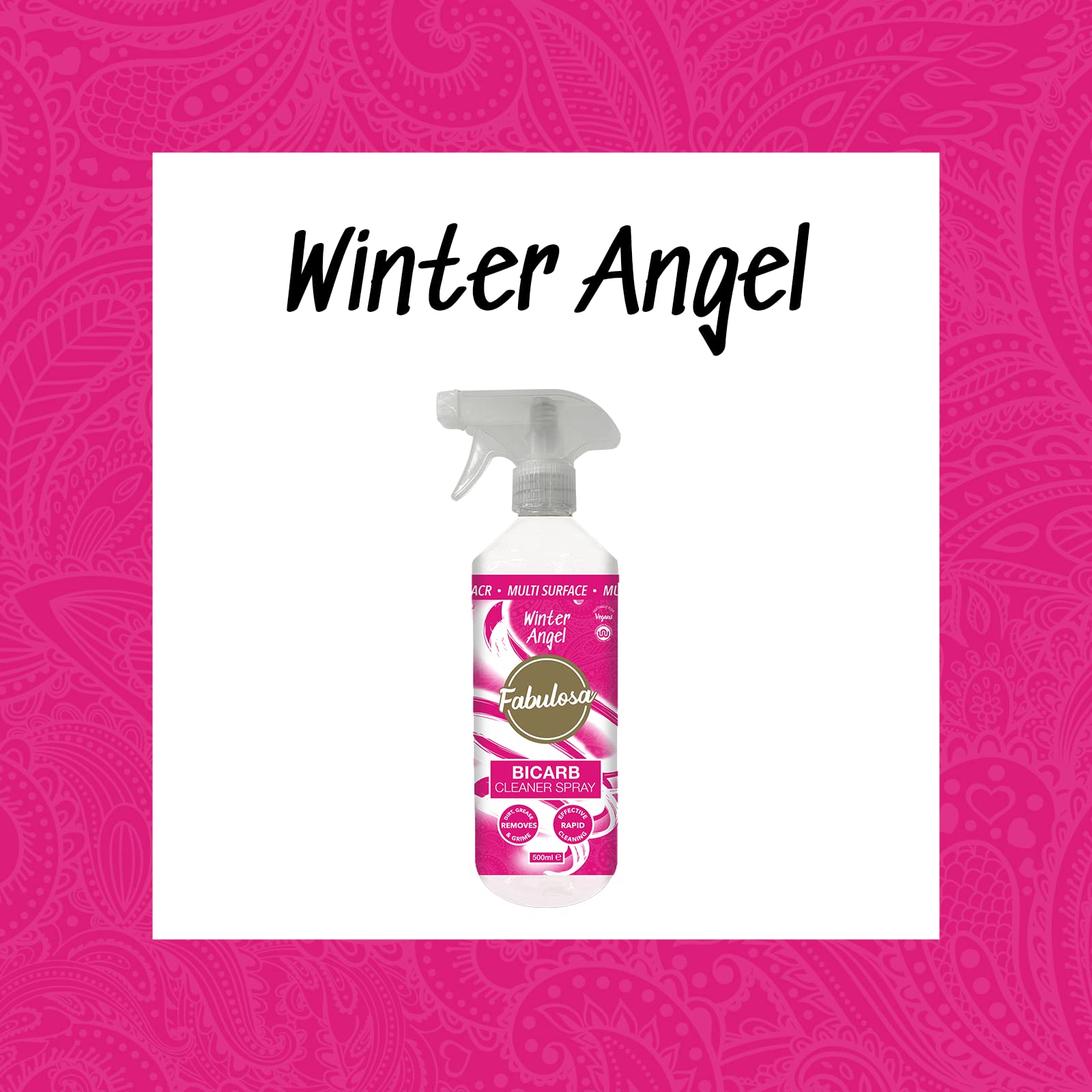 Fabulosa - Bicarbonate of Soda Cleaning Spray Multi-Surface Odour Remover (Winter Angel) 4
